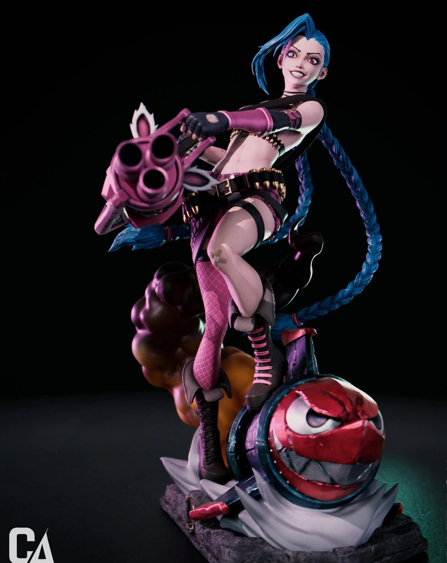 Jinx (2 Model Set) – League of Legends – STL 3D Print Files SeoNyoki3D