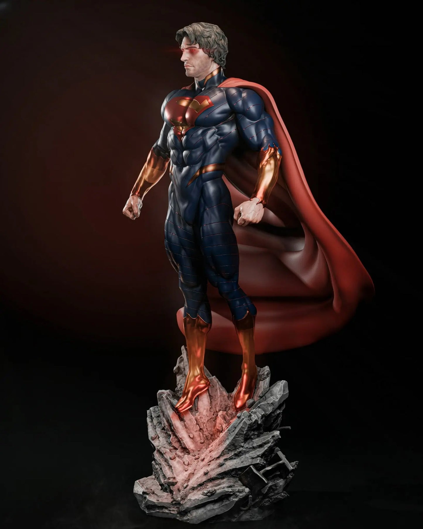 Absolute Superman STL File – DC Comics – 3D Printable Fan Art Model - SeoNyoki3D