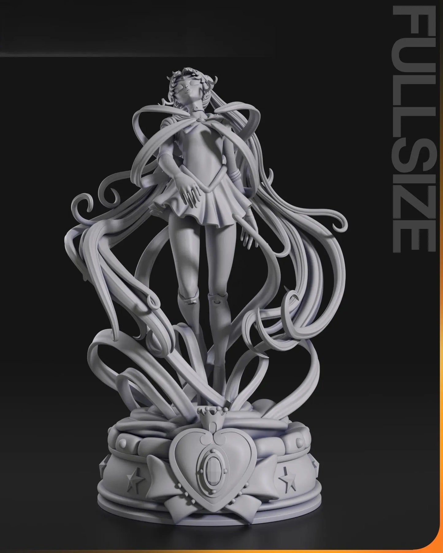 Sailor Moon STL File – Usagi Tsukino – 3D Printable Fan Art Model - SeoNyoki3D