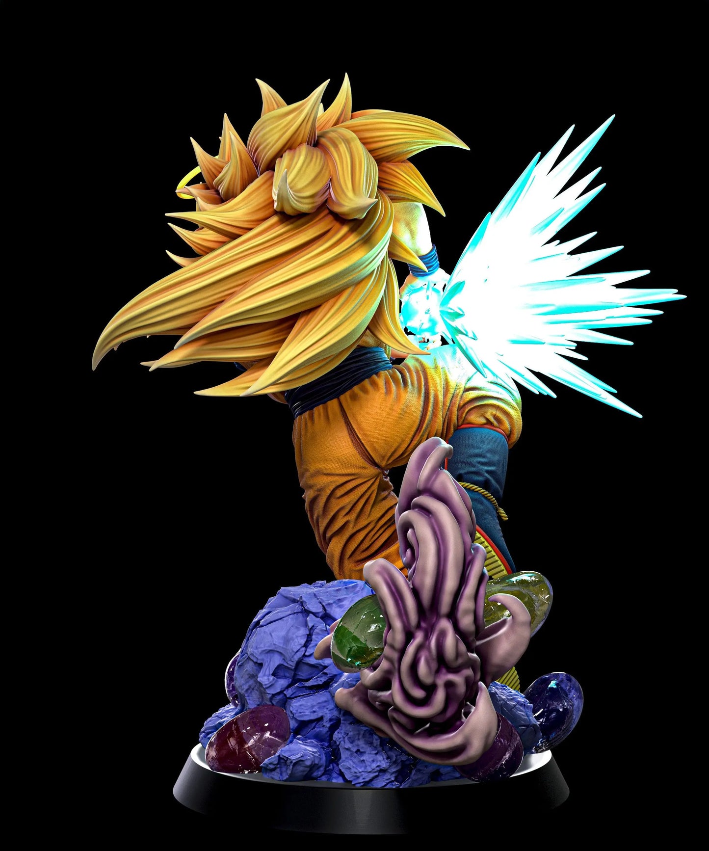 Goku SSJ3 STL - Dragon Ball Z - 3D Print Files SeoNyoki3D
