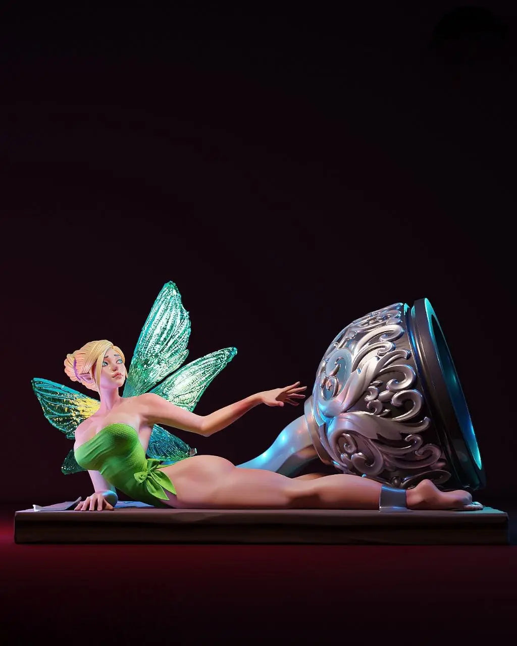 Tinker Bell STL File – Fairy 3D Printable Model – Fée Clochette Fan Art - SeoNyoki3D