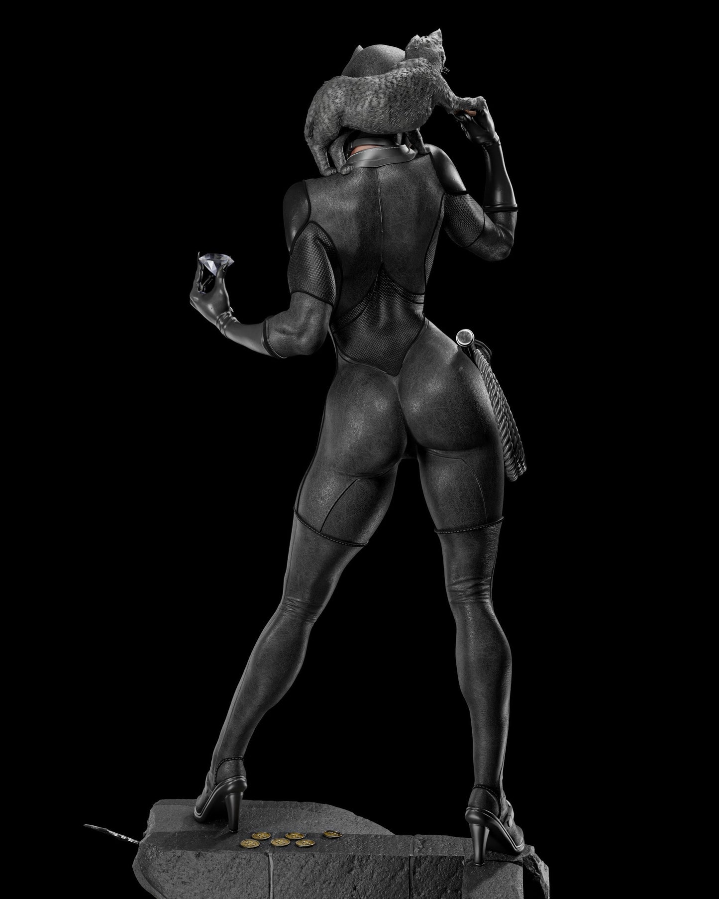 2098 Catwoman - DC COMICS - STL 3D Print Files HihowruSTL