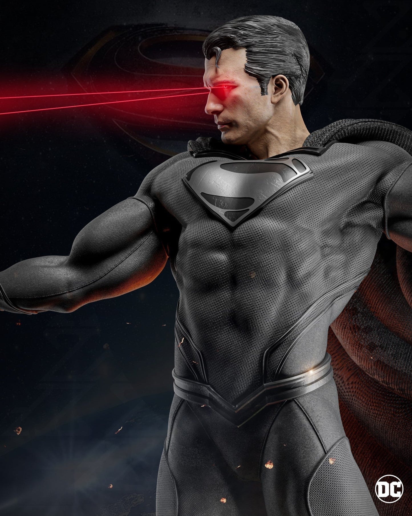 1619 Superman - DC Comics - STL 3D Print Files HihowruSTL