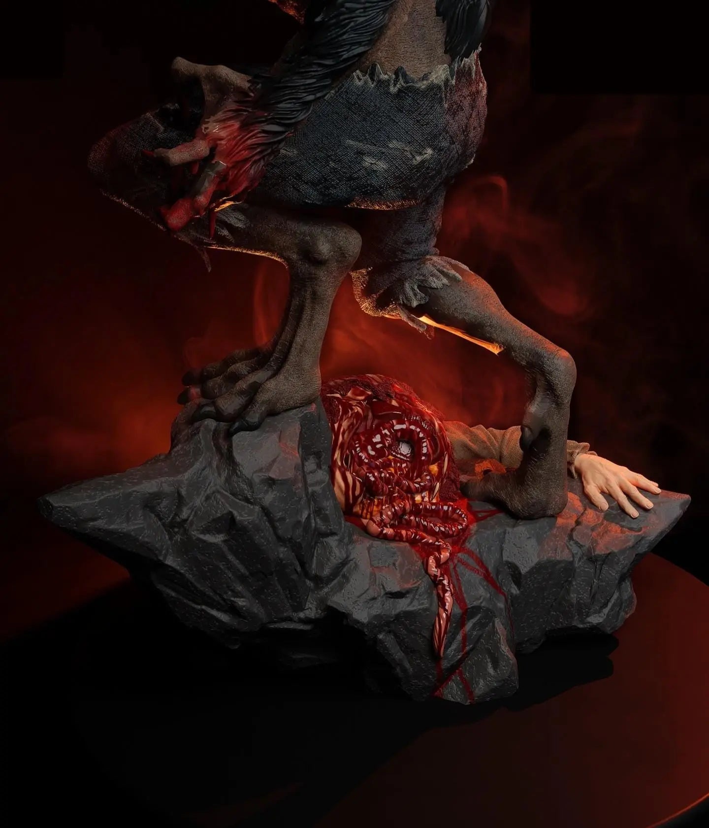 Wholf STL File – 3D Printable Fantasy Creature Model SeoNyoki3D