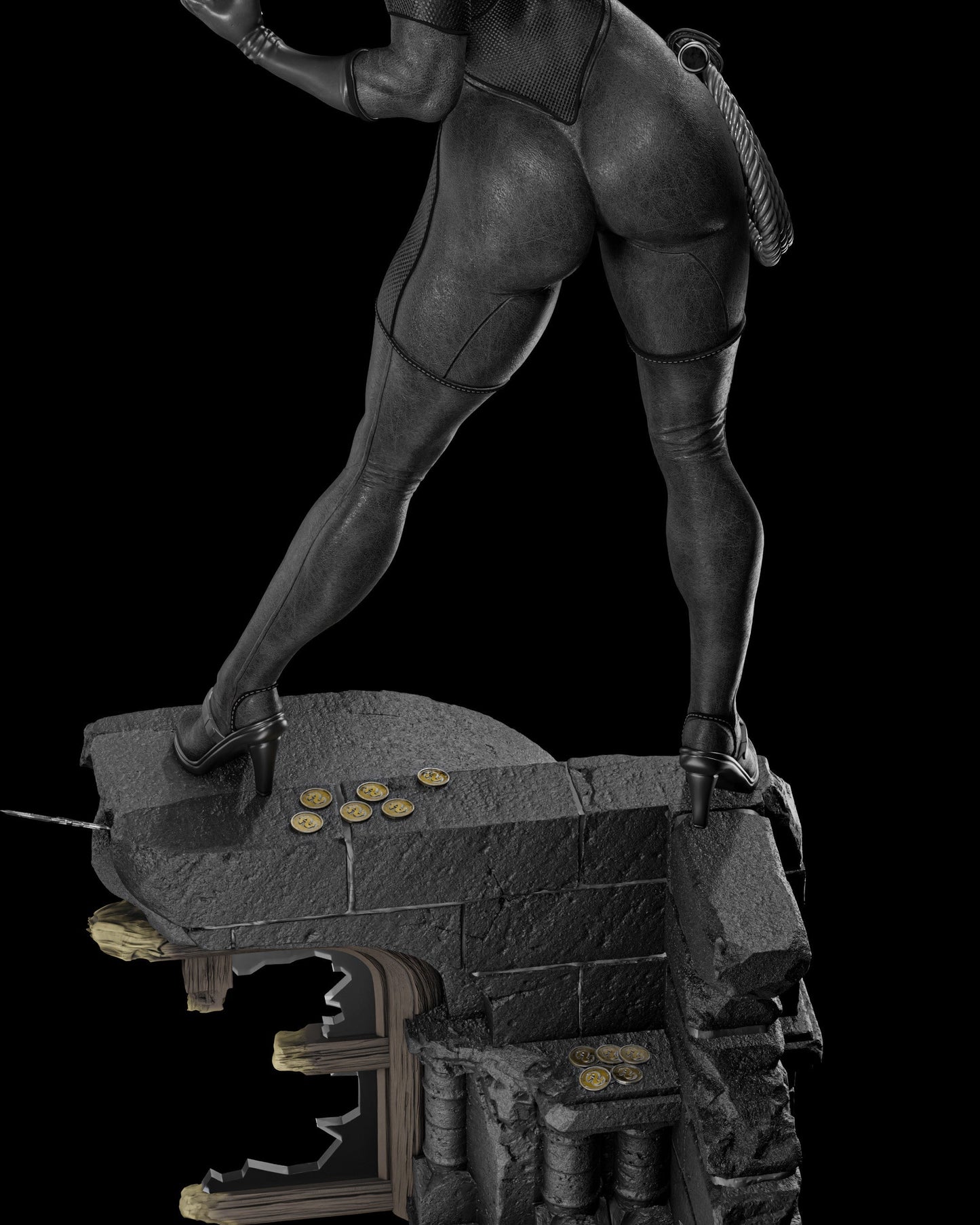 2098 Catwoman - DC COMICS - STL 3D Print Files HihowruSTL