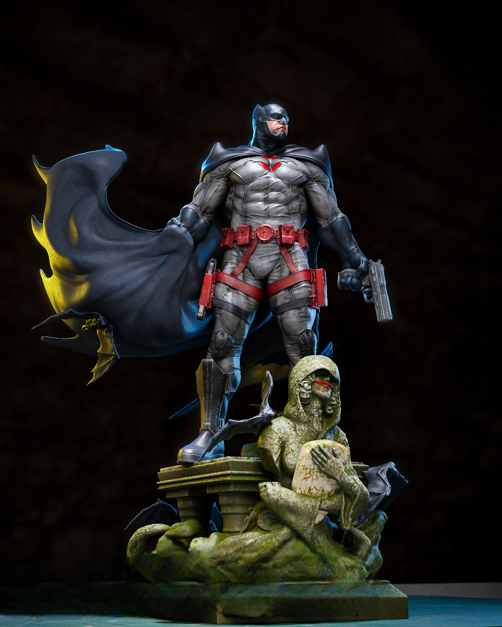 Batman STL File – DC Comic – 3D printer files SeoNyoki3D