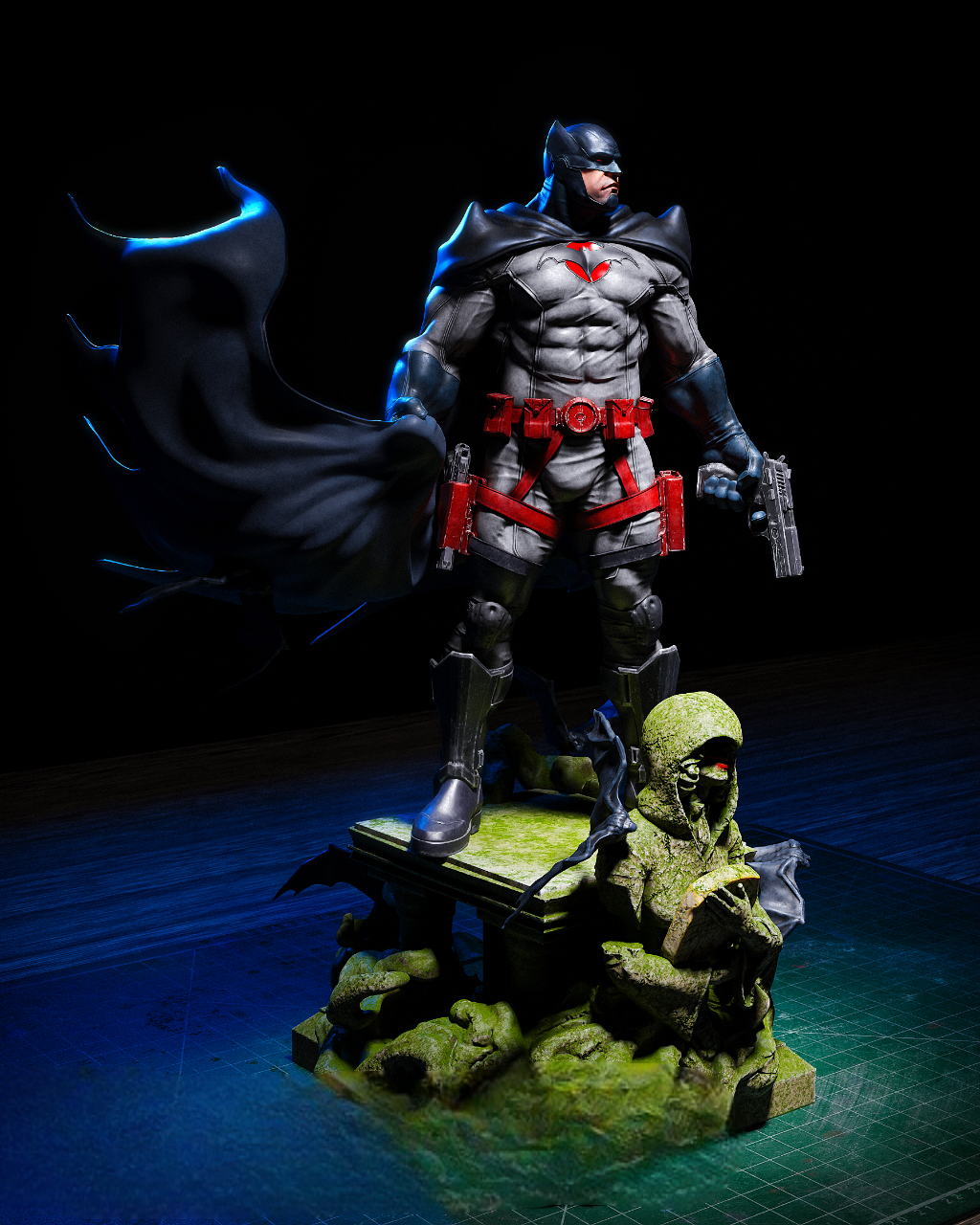 Batman STL File – DC Comic – 3D printer files SeoNyoki3D
