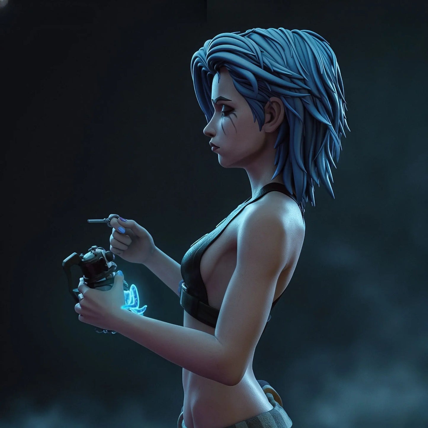 Broken Jinx STL - League of Legends - 3D Print Files SeoNyoki3D