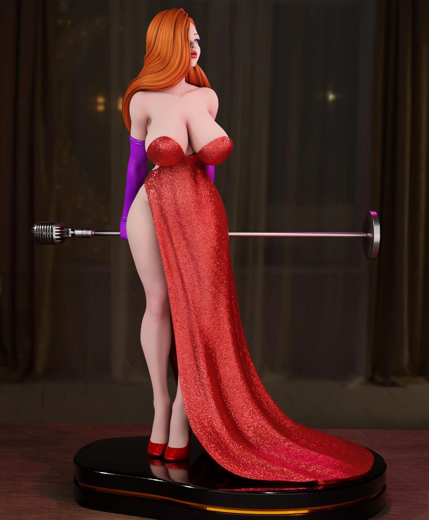 Jessica Rabbit STL File – 3D Printable Fan Art Model - SeoNyoki3D