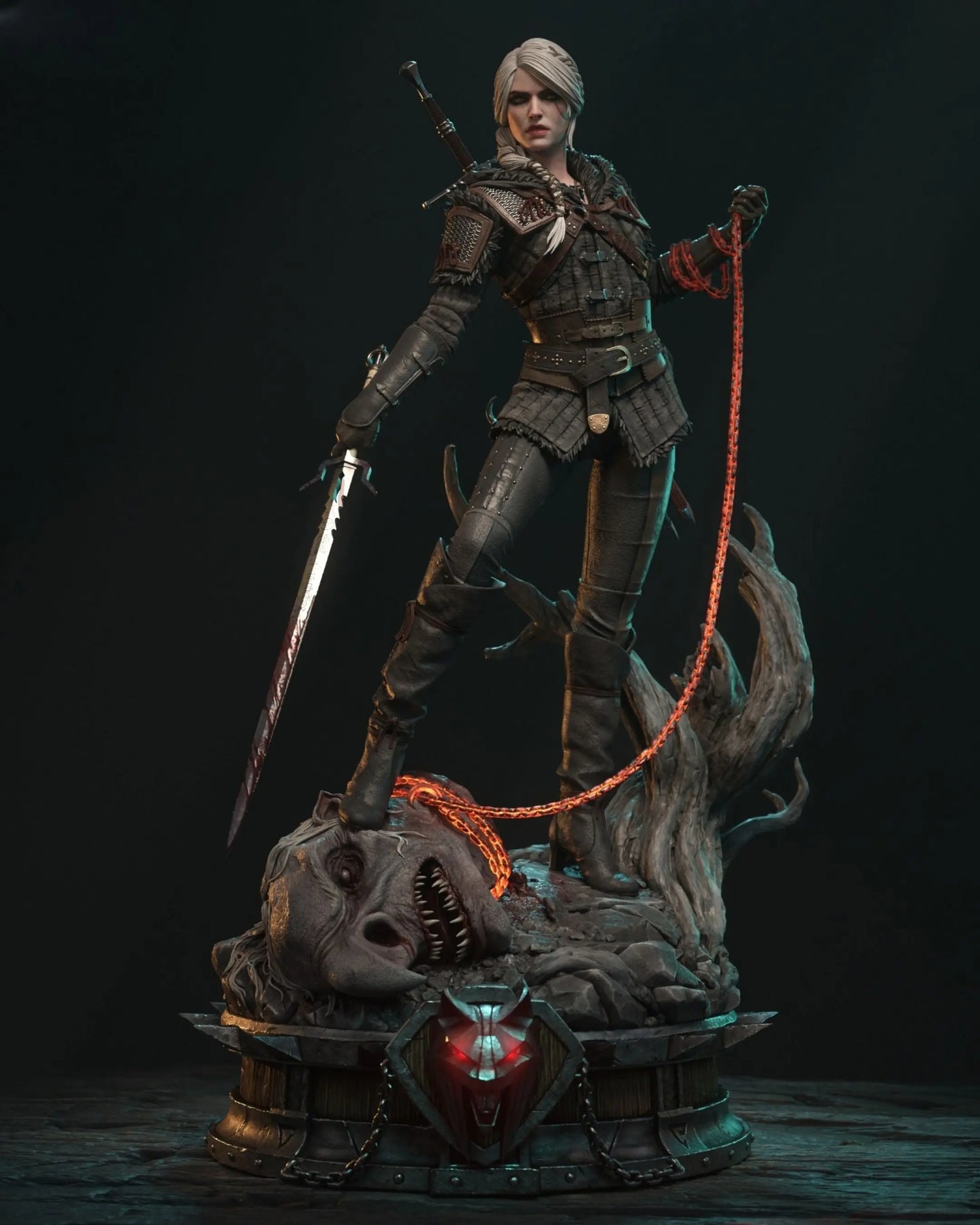 Ciri STL File – The Witcher 4 – 3D Printable Fan Art Model - SeoNyoki3D