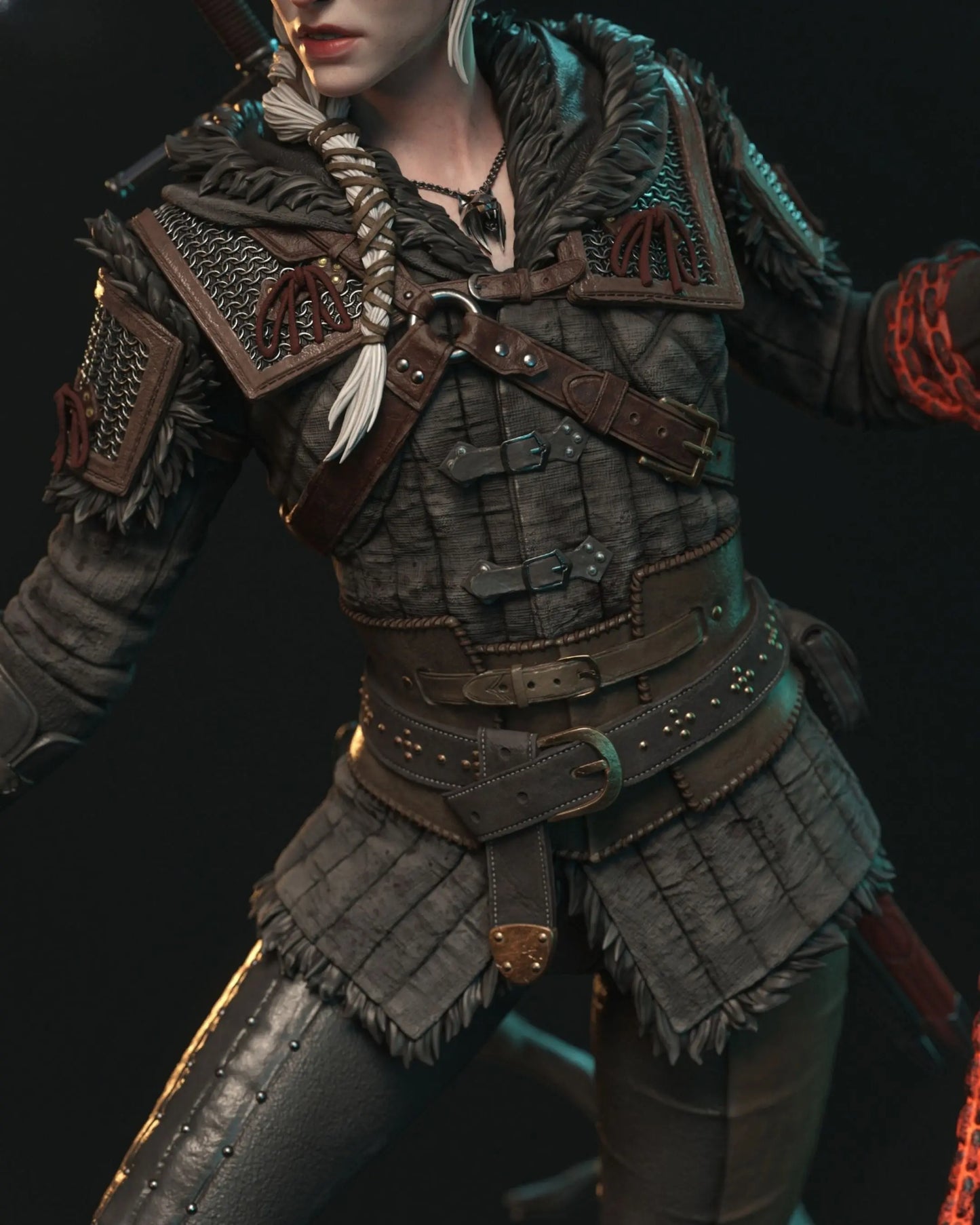 Ciri STL File – The Witcher 4 – 3D Printable Fan Art Model - SeoNyoki3D