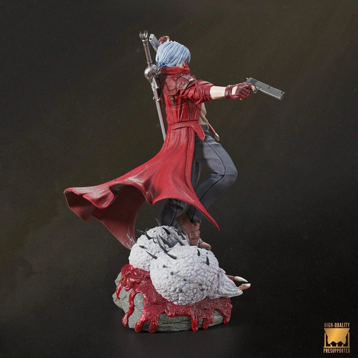 Dante STL File – Devil May Cry – 3D Printable Fan Art Model - SeoNyoki3D