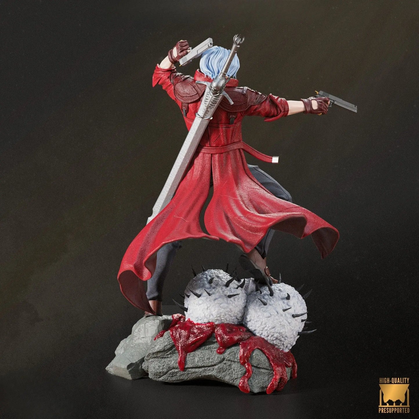 Dante STL File – Devil May Cry – 3D Printable Fan Art Model - SeoNyoki3D