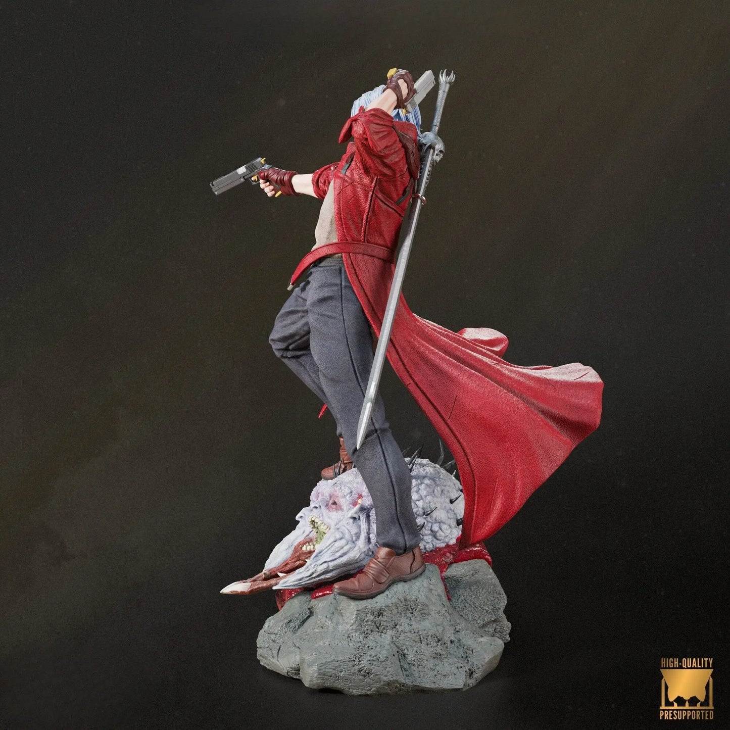 Dante STL File – Devil May Cry – 3D Printable Fan Art Model - SeoNyoki3D