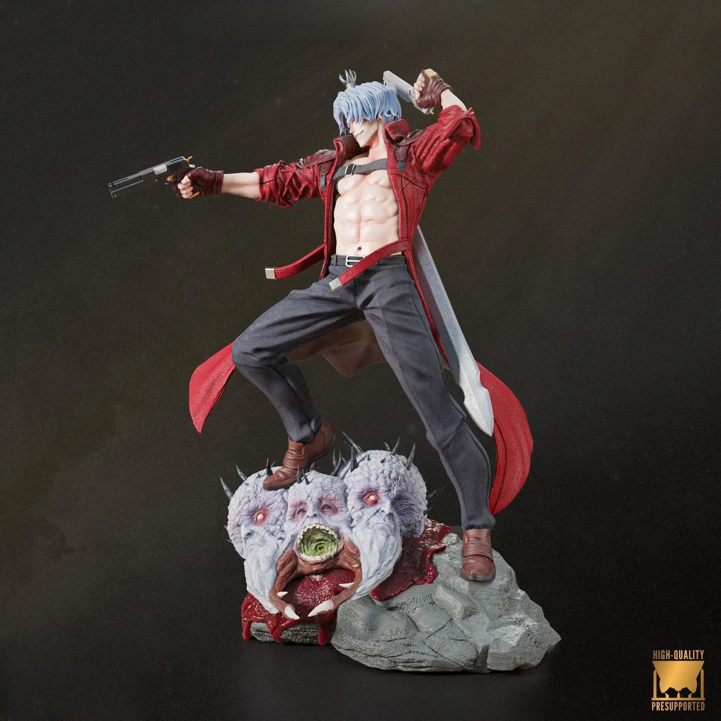 Dante STL File – Devil May Cry – 3D Printable Fan Art Model - SeoNyoki3D