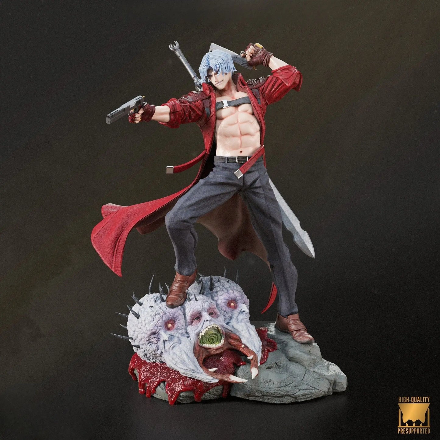 Dante STL File – Devil May Cry – 3D Printable Fan Art Model - SeoNyoki3D