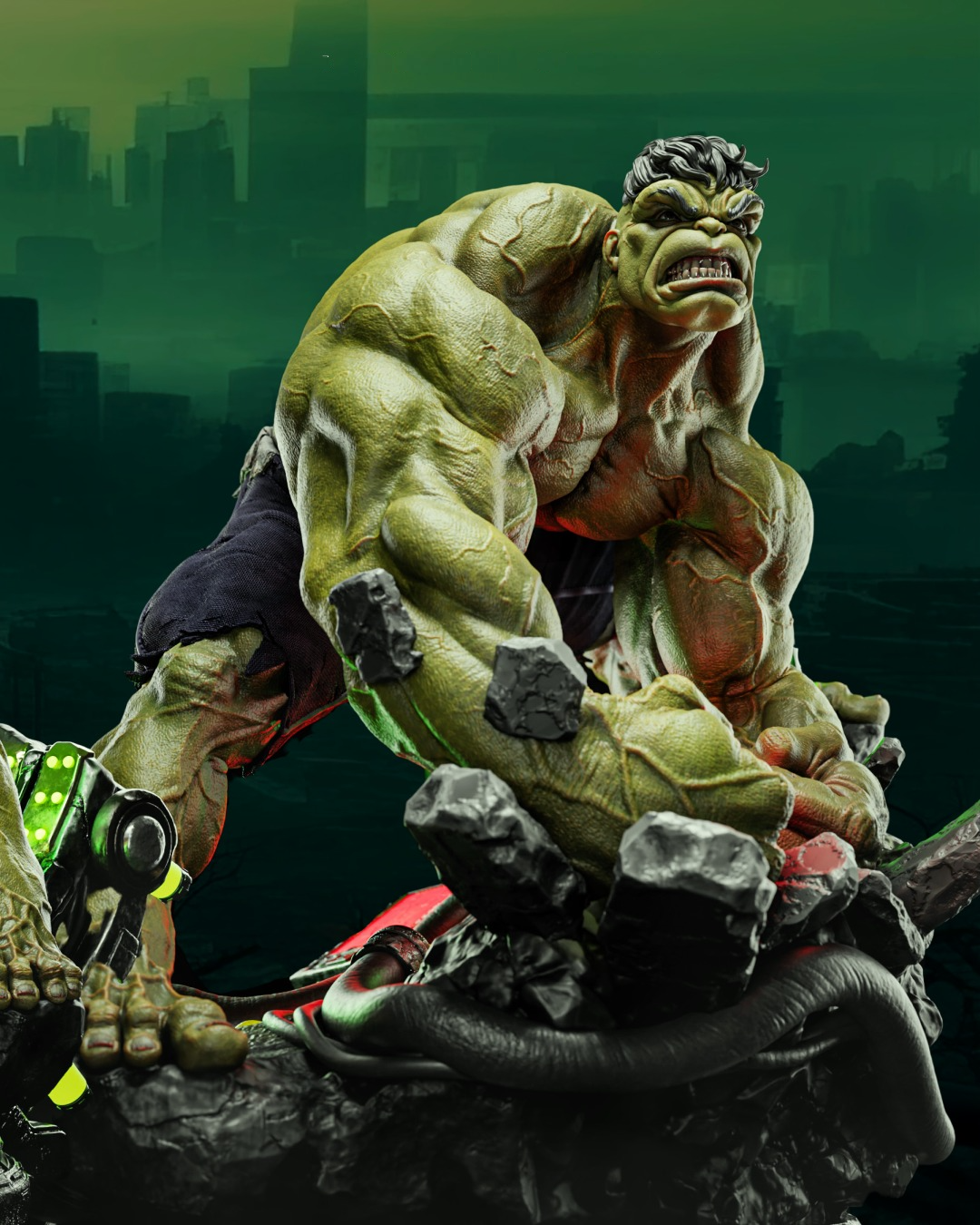 2080 The Hulk - Marvel Comics - STL 3D Print Files HihowruSTL