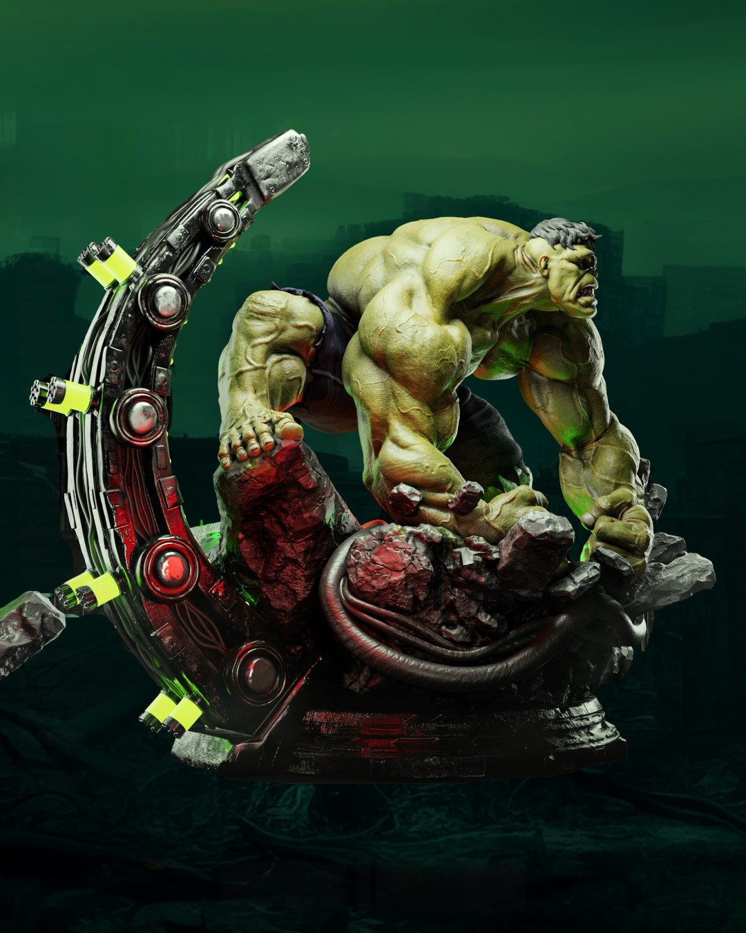 2080 The Hulk - Marvel Comics - STL 3D Print Files HihowruSTL