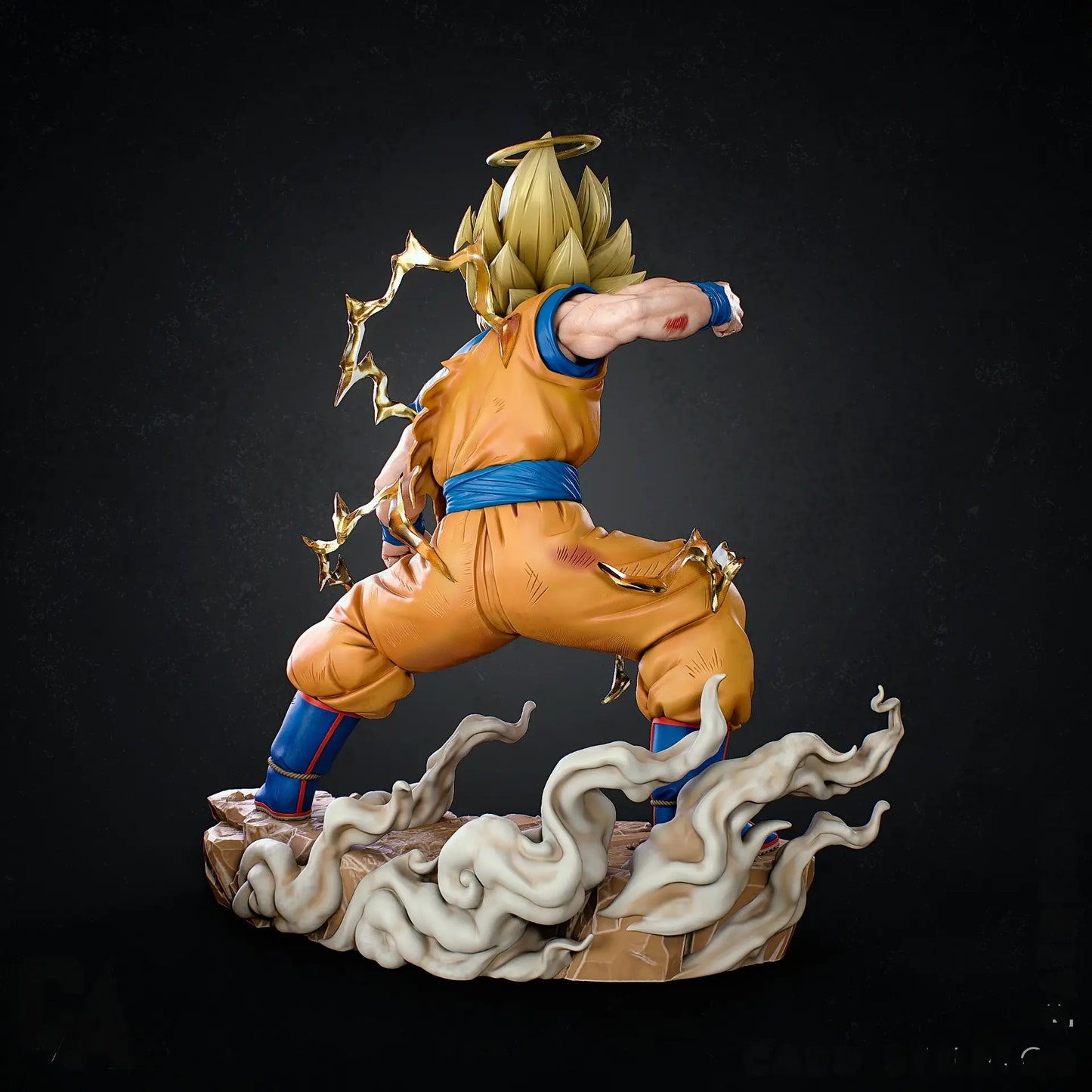 Son Goku Super Saiyan STL File – Dragon Ball – 3D Printable Fan Art Model - SeoNyoki3D