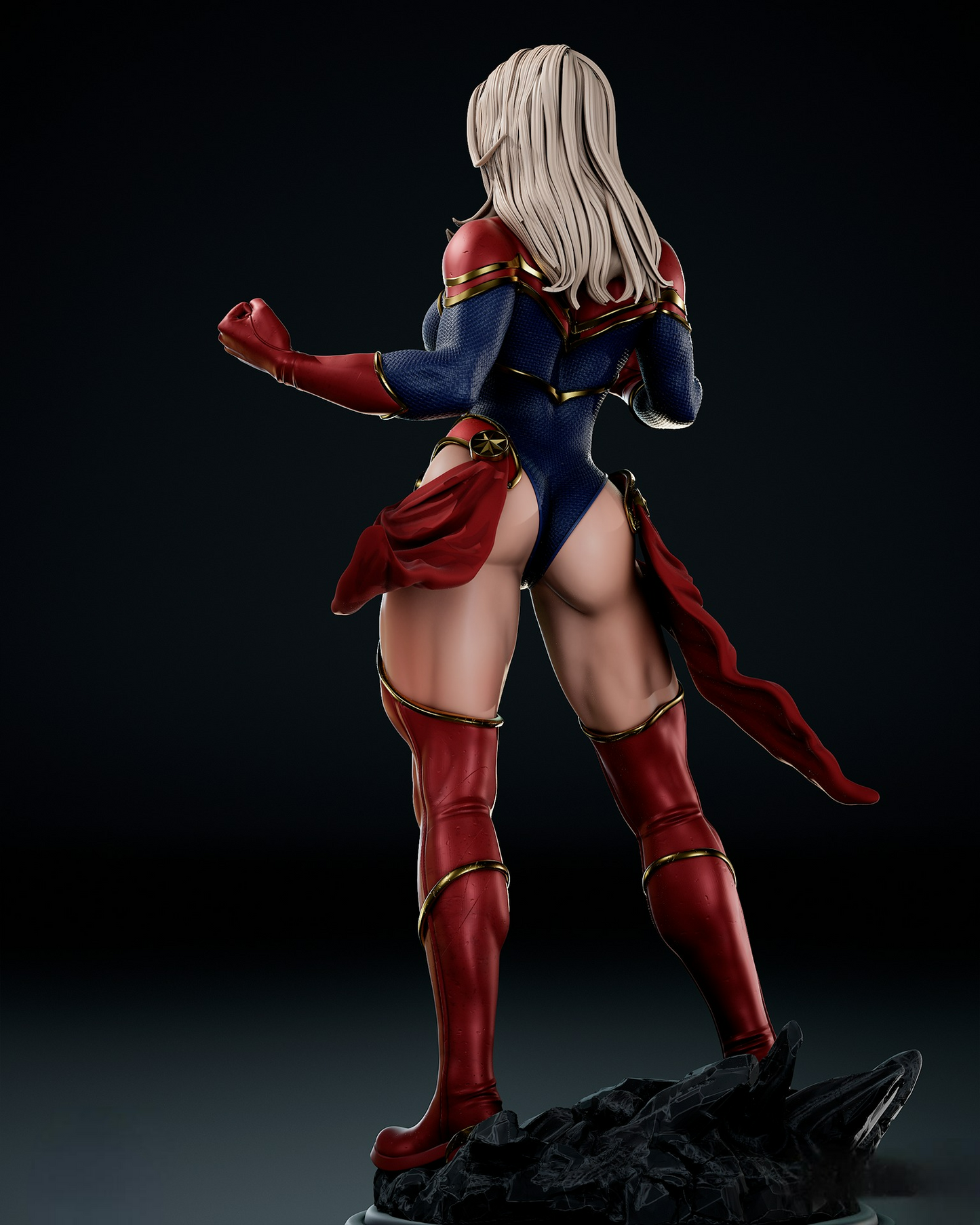 Captain Marvel NSFW - Marvel Comics - STL 3D Print Files SeoNyoki3D