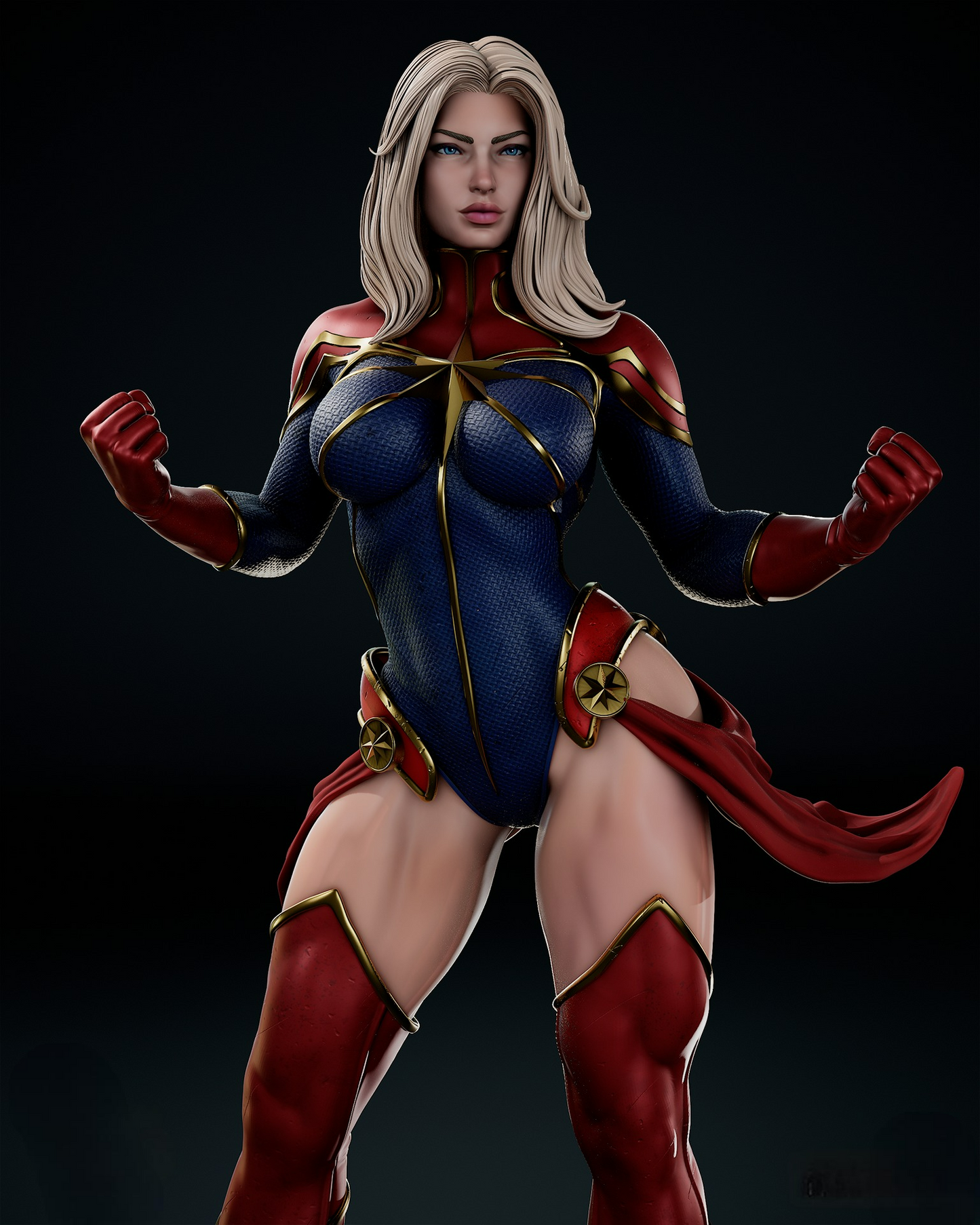 Captain Marvel NSFW - Marvel Comics - STL 3D Print Files SeoNyoki3D