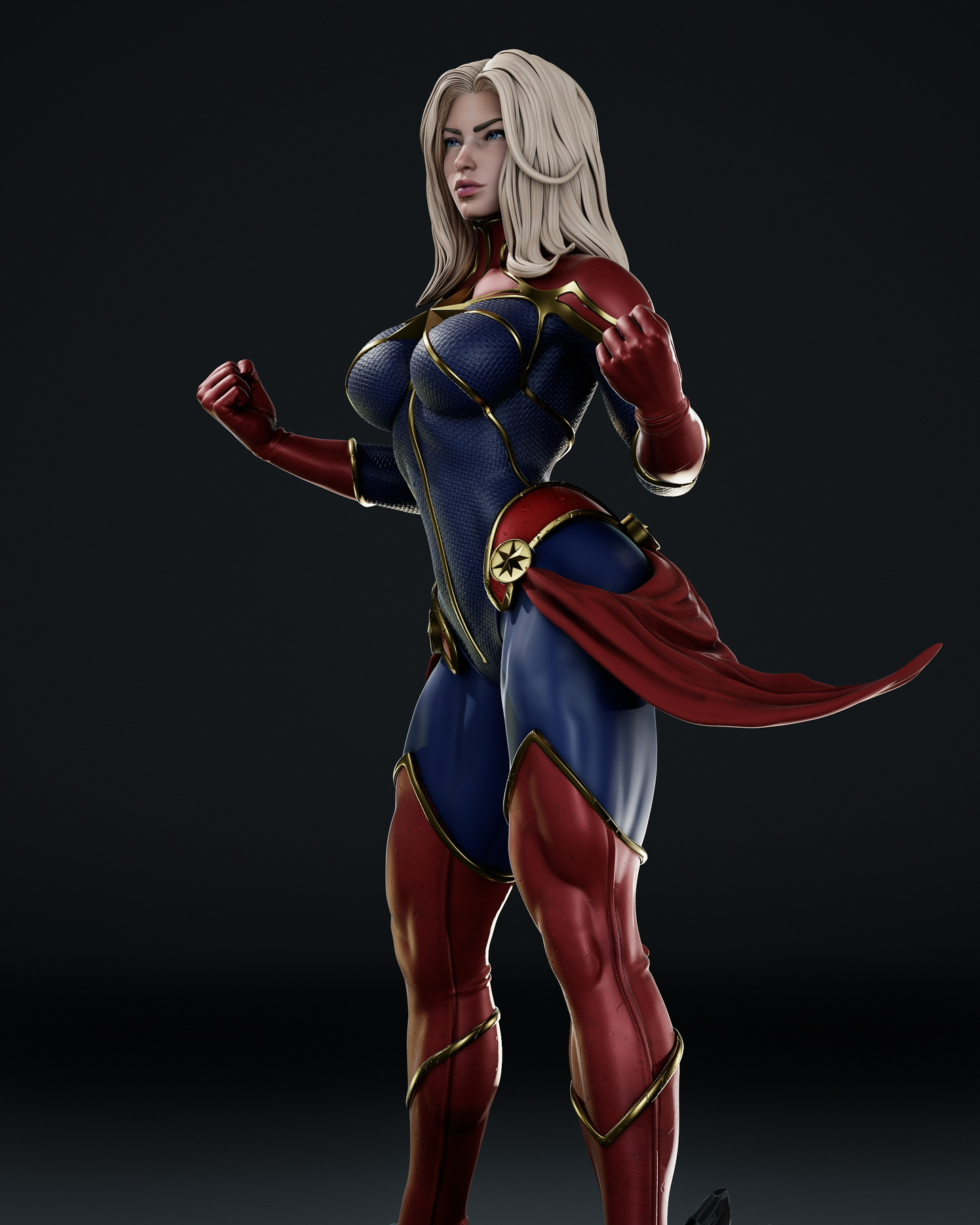 Captain Marvel NSFW - Marvel Comics - STL 3D Print Files SeoNyoki3D