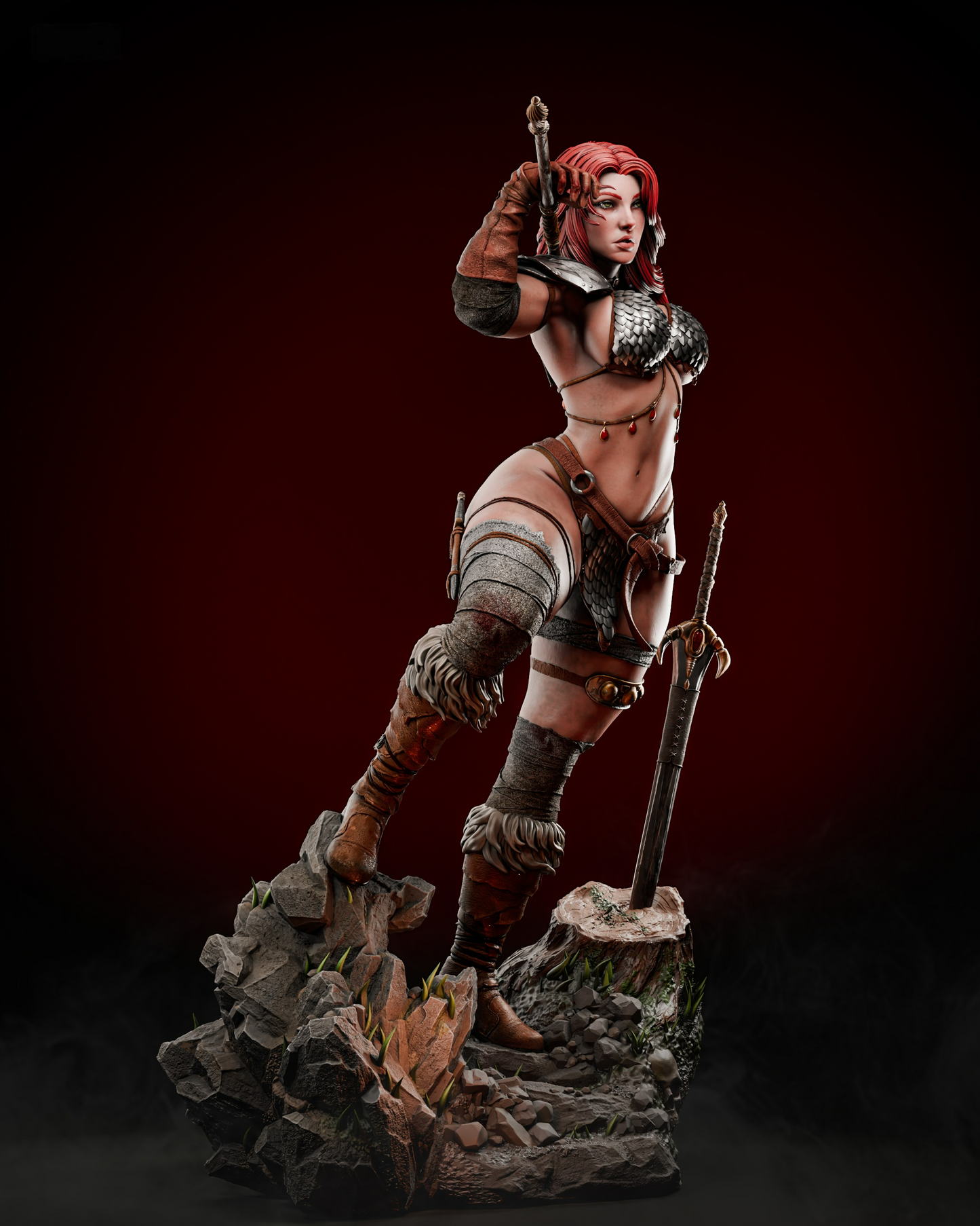 Red Sonja - Marvel Comics - STL 3D Print Files SeoNyoki3D