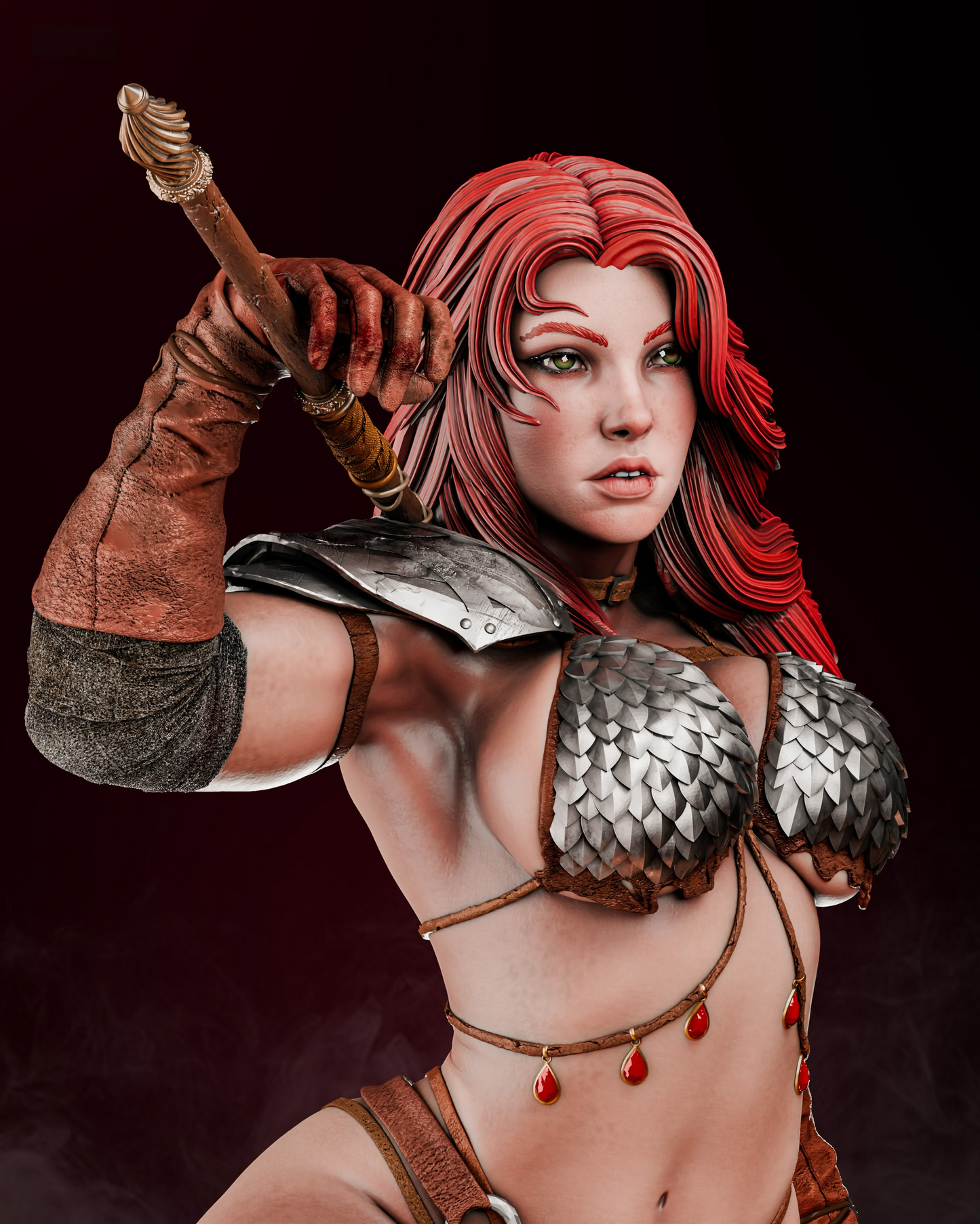 Red Sonja - Marvel Comics - STL 3D Print Files SeoNyoki3D