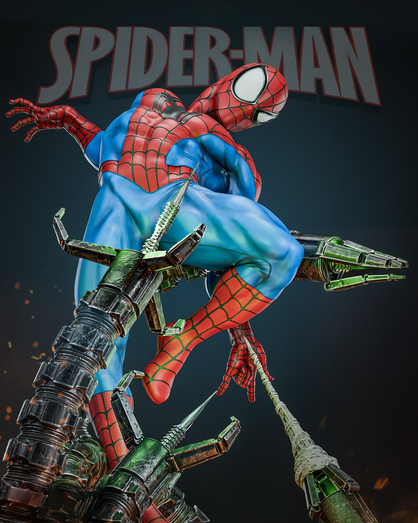 Spider-Man DIORAMA - Marvel Comics - STL 3D Print Files SeoNyoki3D