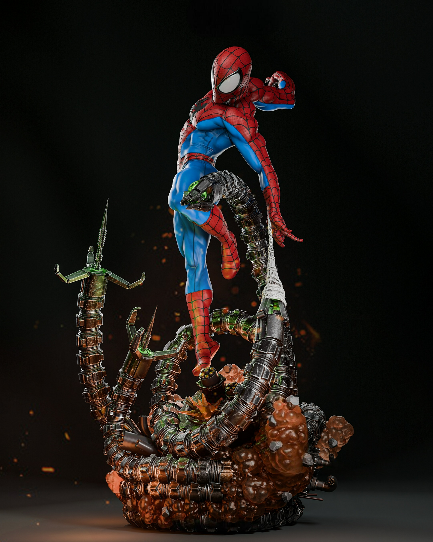 Spider-Man DIORAMA - Marvel Comics - STL 3D Print Files SeoNyoki3D