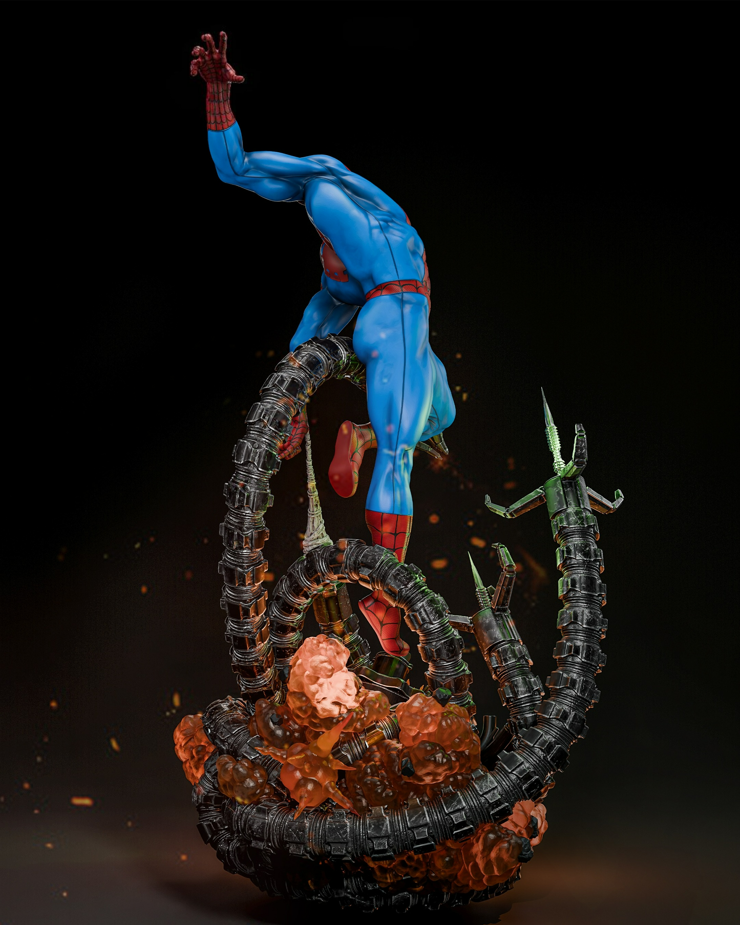 Spider-Man DIORAMA - Marvel Comics - STL 3D Print Files SeoNyoki3D
