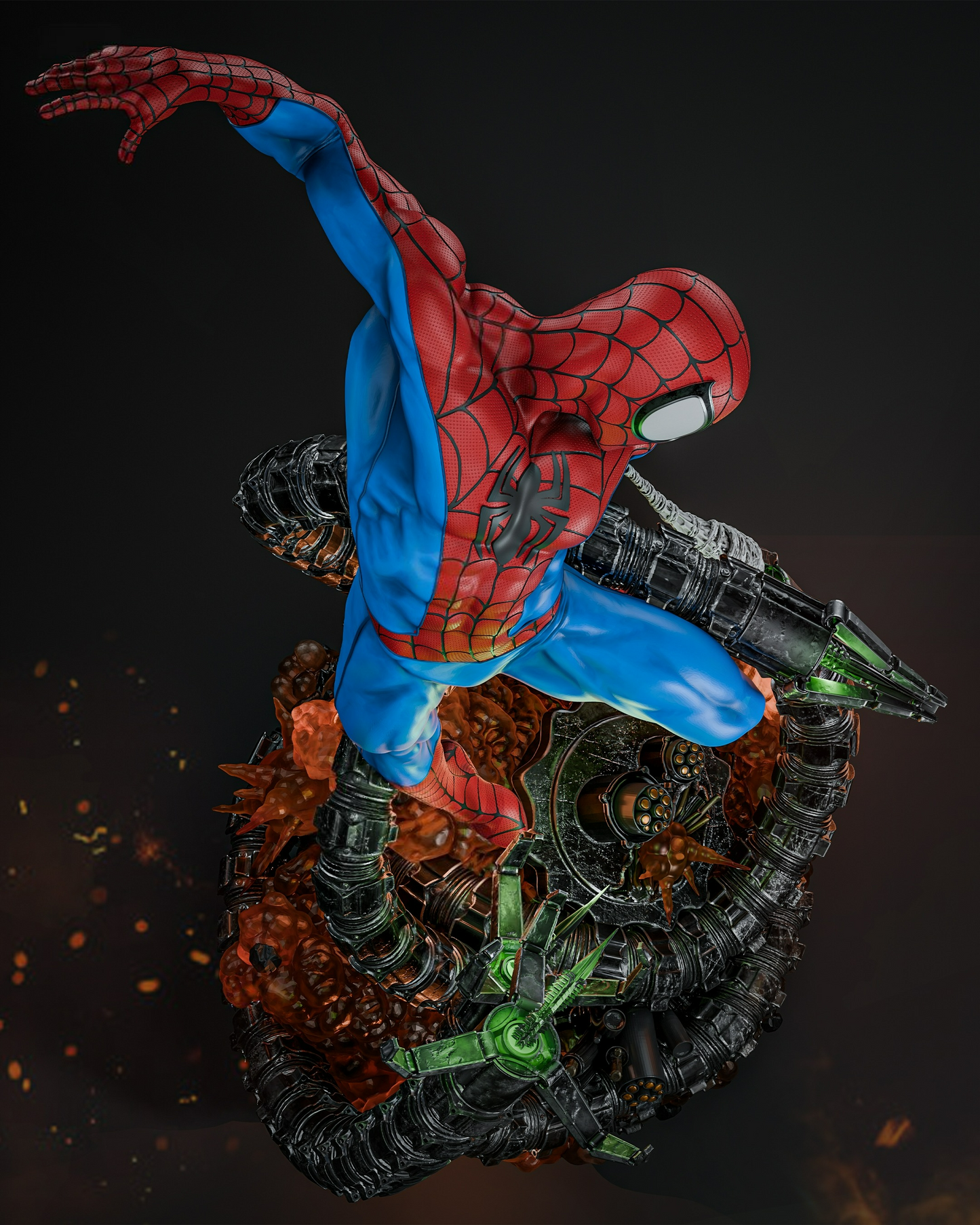 Spider-Man DIORAMA - Marvel Comics - STL 3D Print Files SeoNyoki3D
