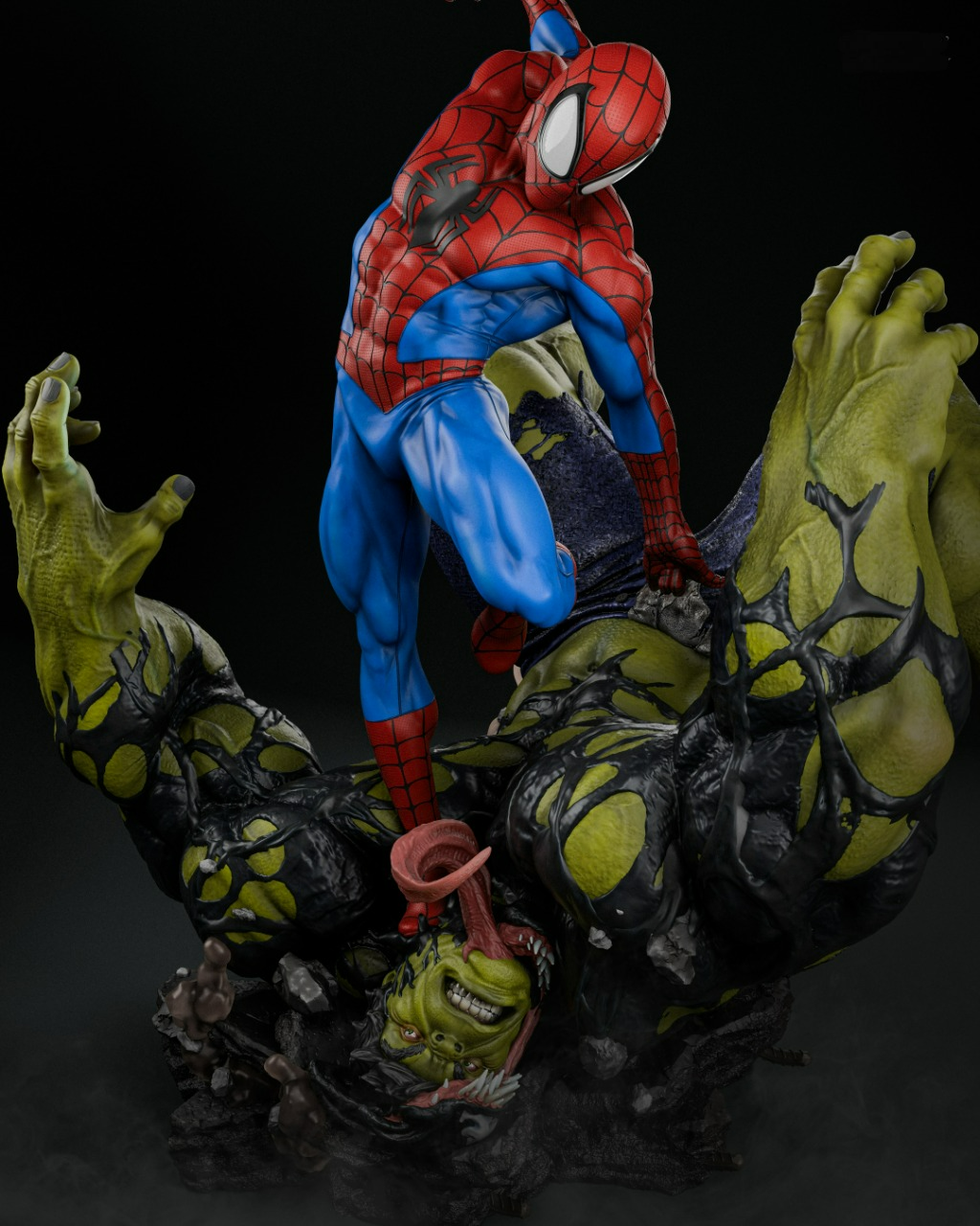 SPIDER-MAN VS HULK - Marvel Comics - STL 3D Print Files SeoNyoki3D