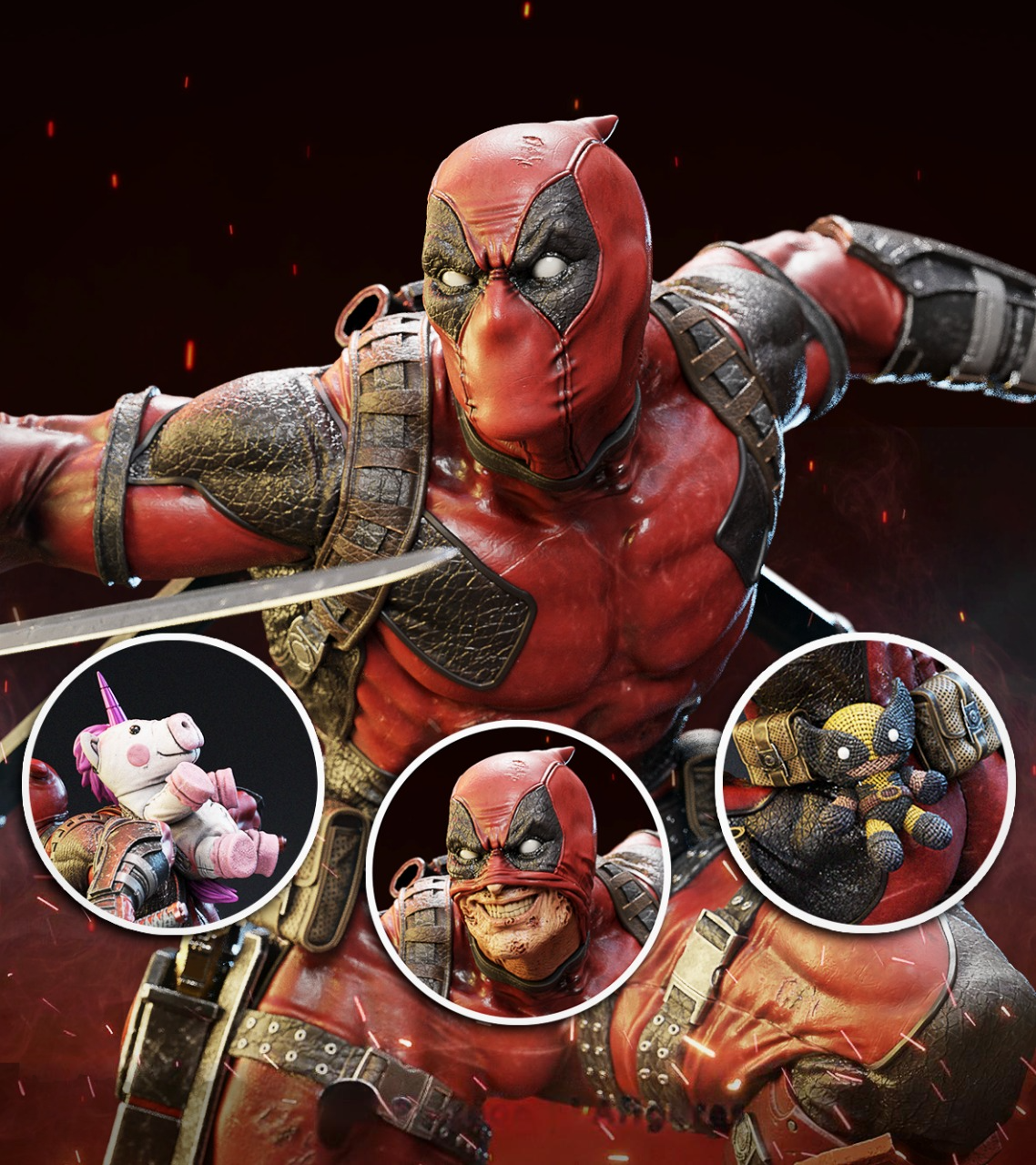 Deadpool - Marvel Comics - STL 3D Print Files SeoNyoki3D