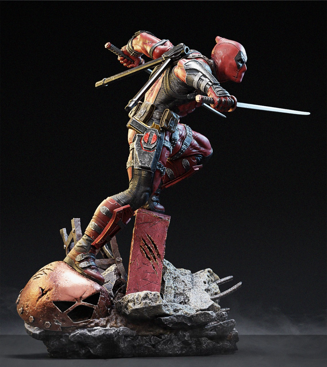 Deadpool - Marvel Comics - STL 3D Print Files SeoNyoki3D