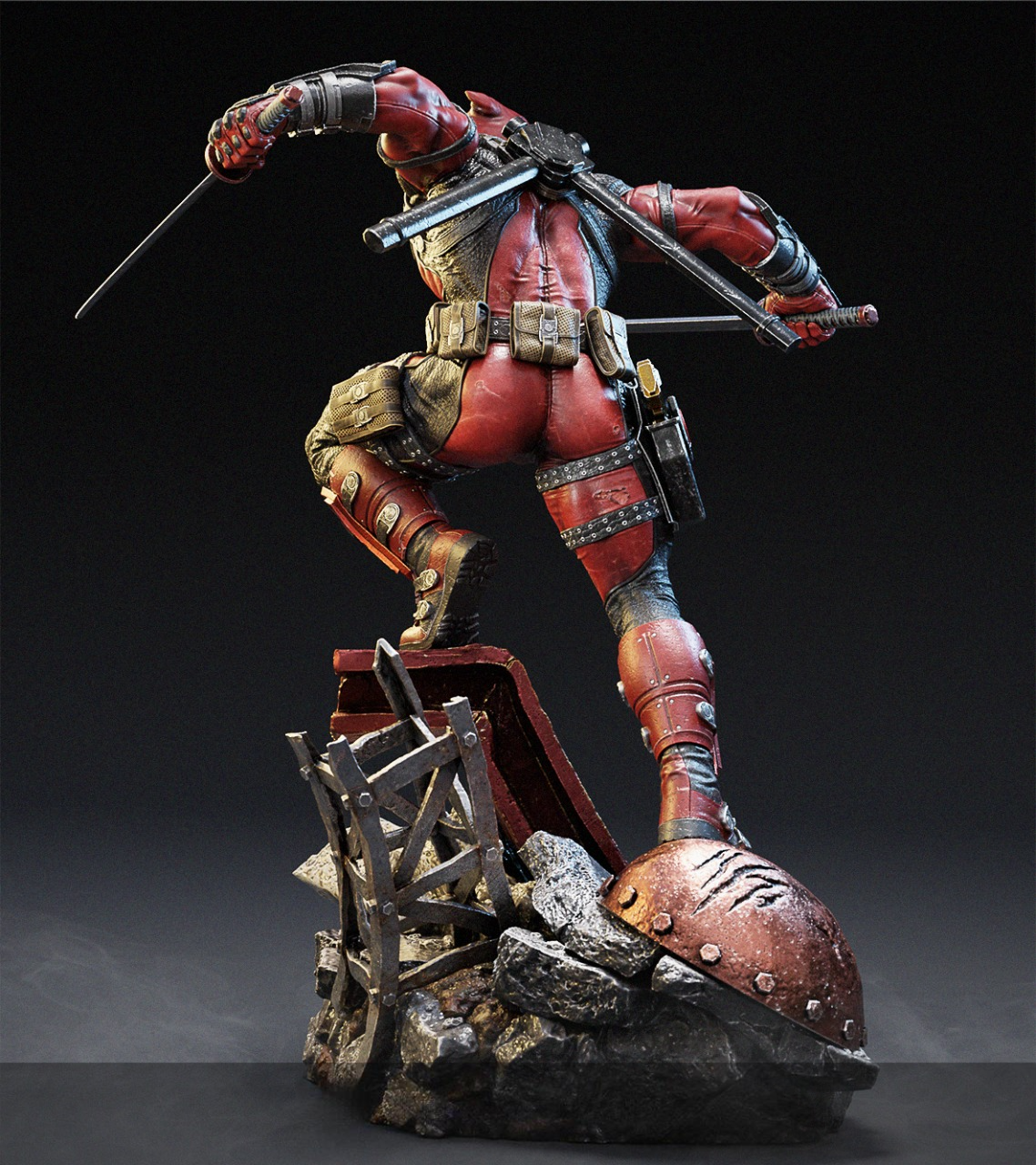 Deadpool - Marvel Comics - STL 3D Print Files SeoNyoki3D
