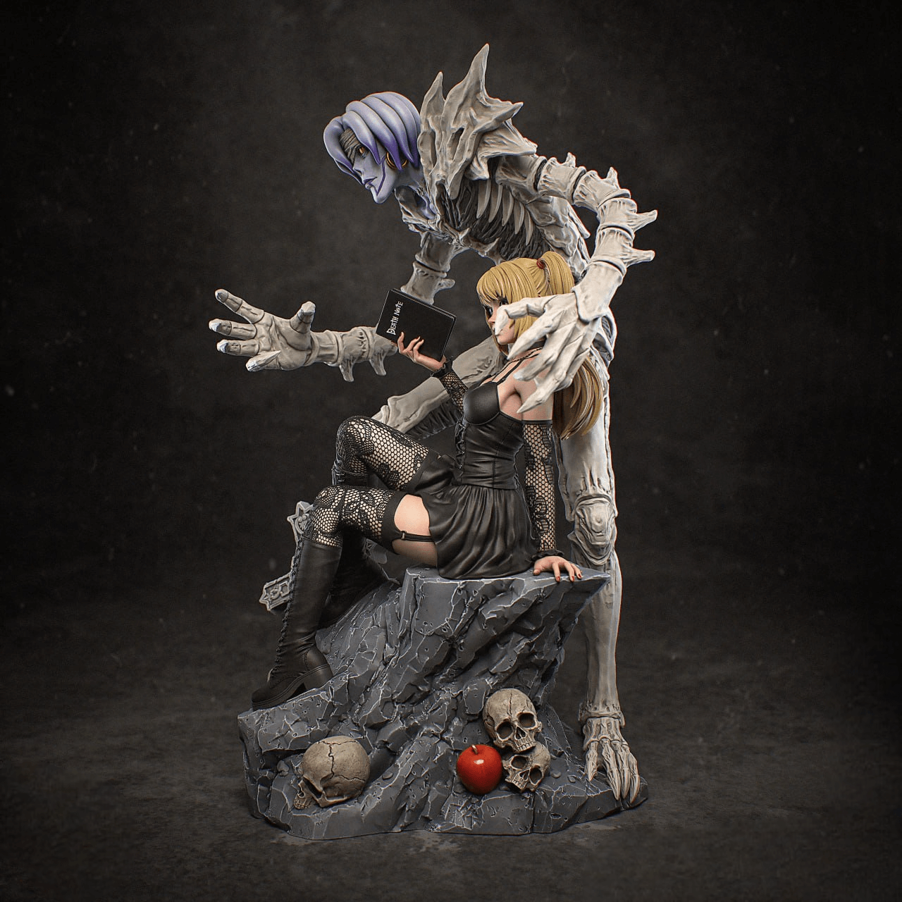 Death Note Misa Amane STL – High-Detail 3D Printable Figure SeoNyoki3D