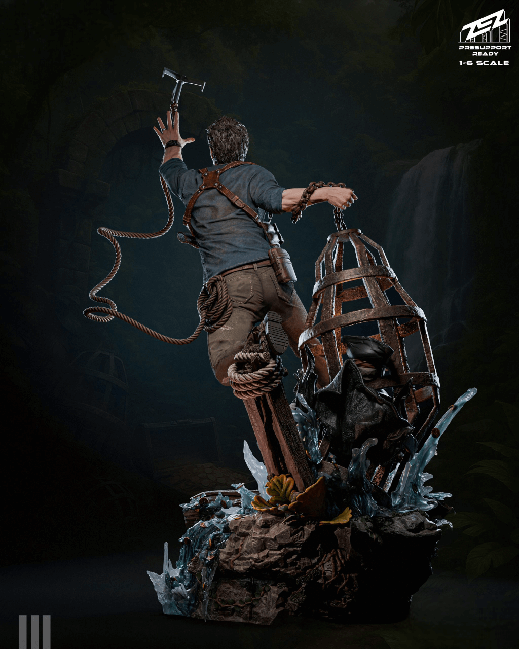 Uncharted Nathan Drake STL – 3D Printable Figurine SeoNyoki3D