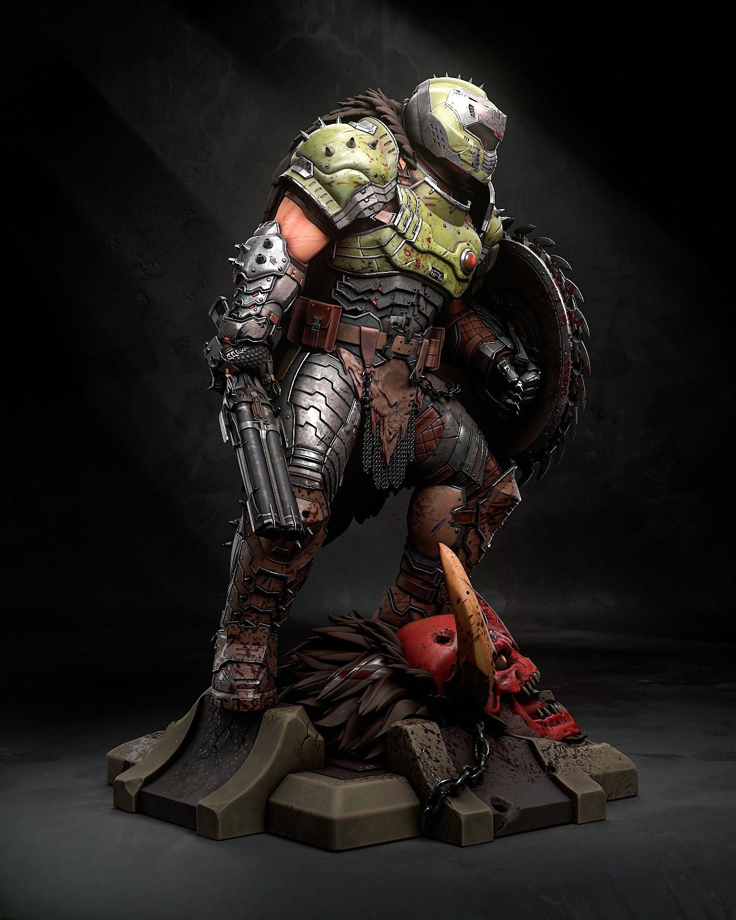 3944 Doom Slayer - Doom - STL 3D Print Files HihowruSTL