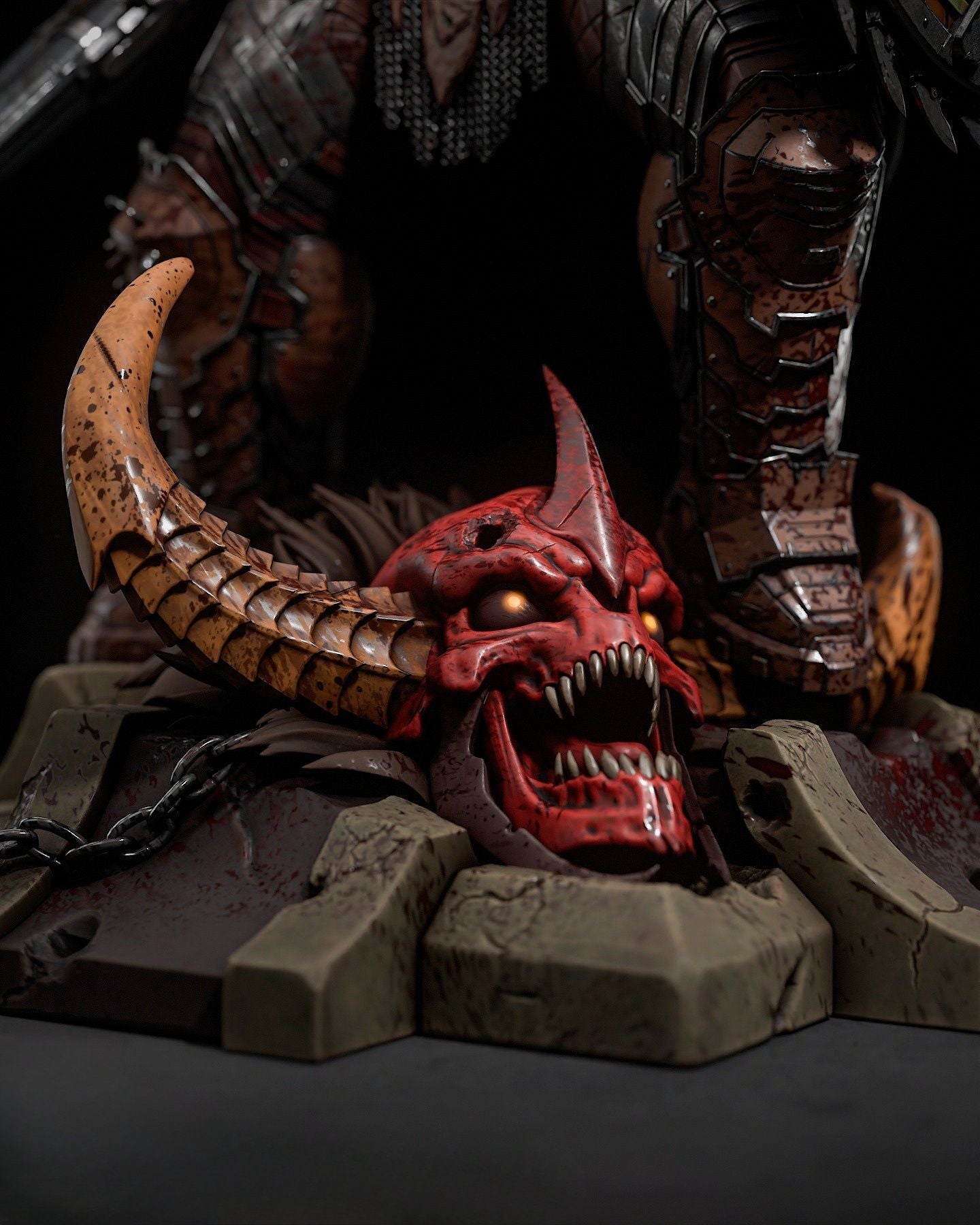 3944 Doom Slayer - Doom - STL 3D Print Files HihowruSTL