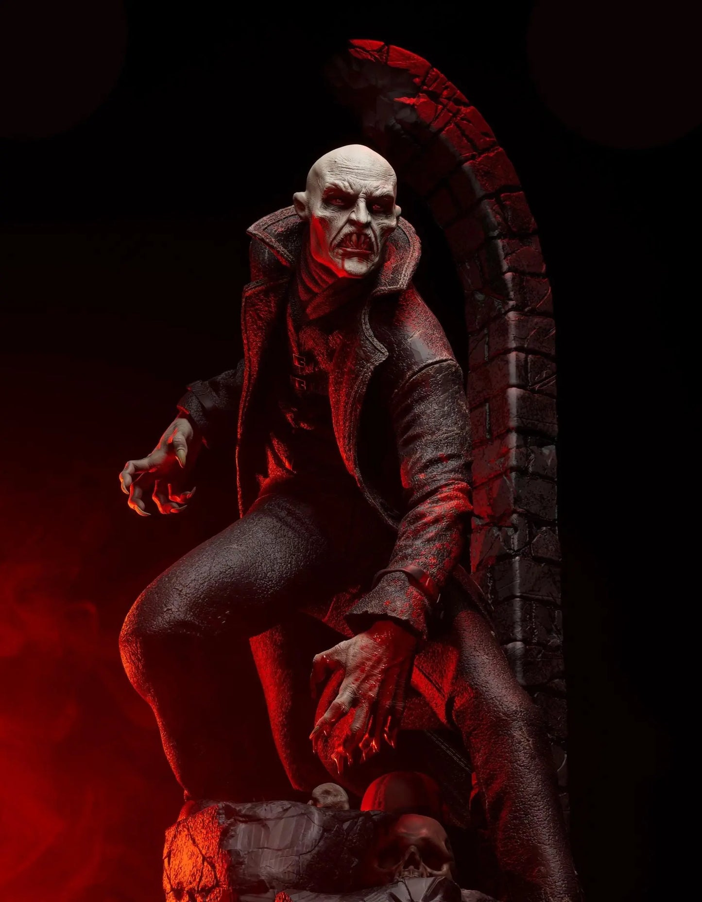 Nosferatu Vampire STL File – Classic Horror 3D Printable Model SeoNyoki3D