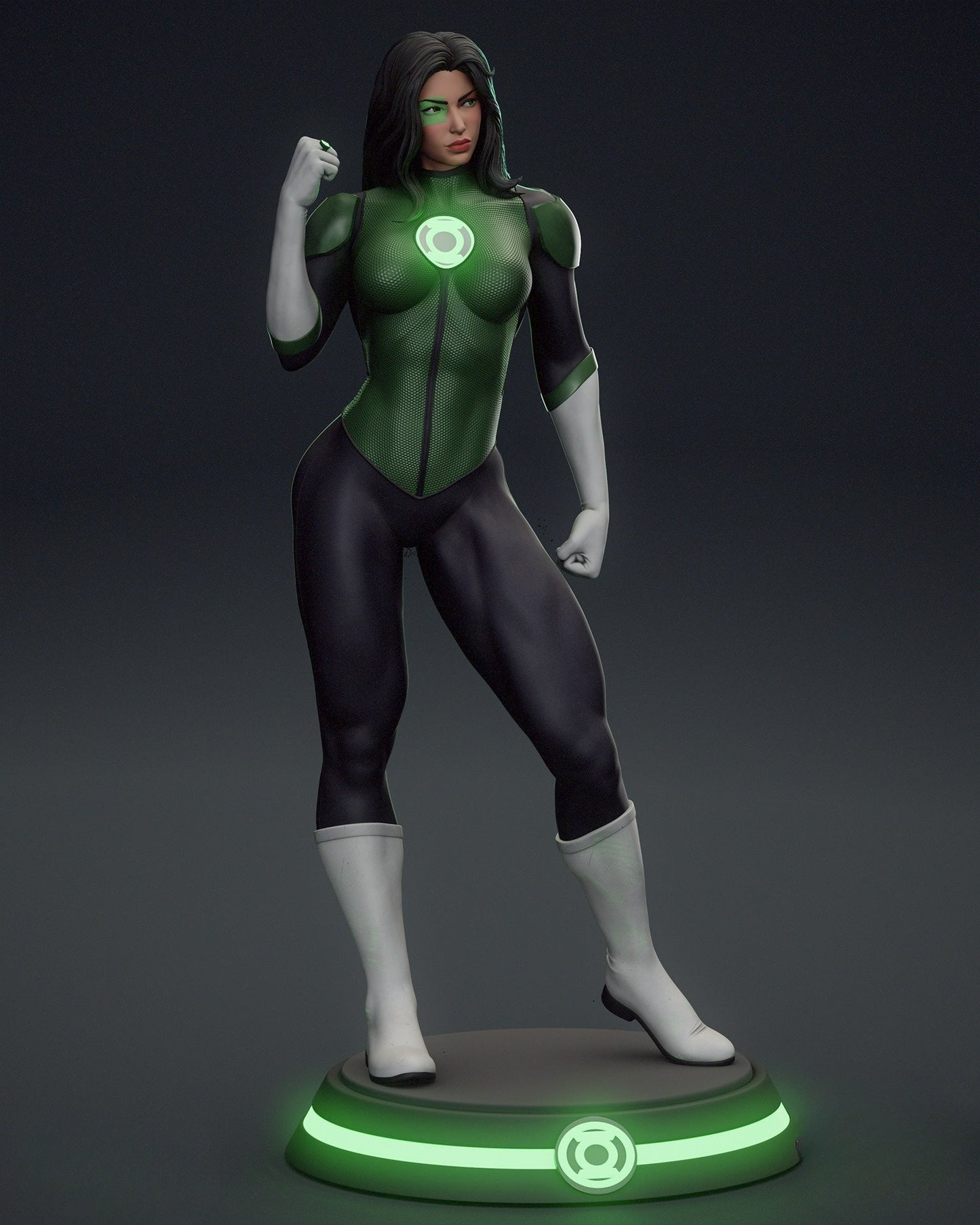 Jessica Cruz NSFW - Green Lantern - STL 3D Print Files SeoNyoki3D