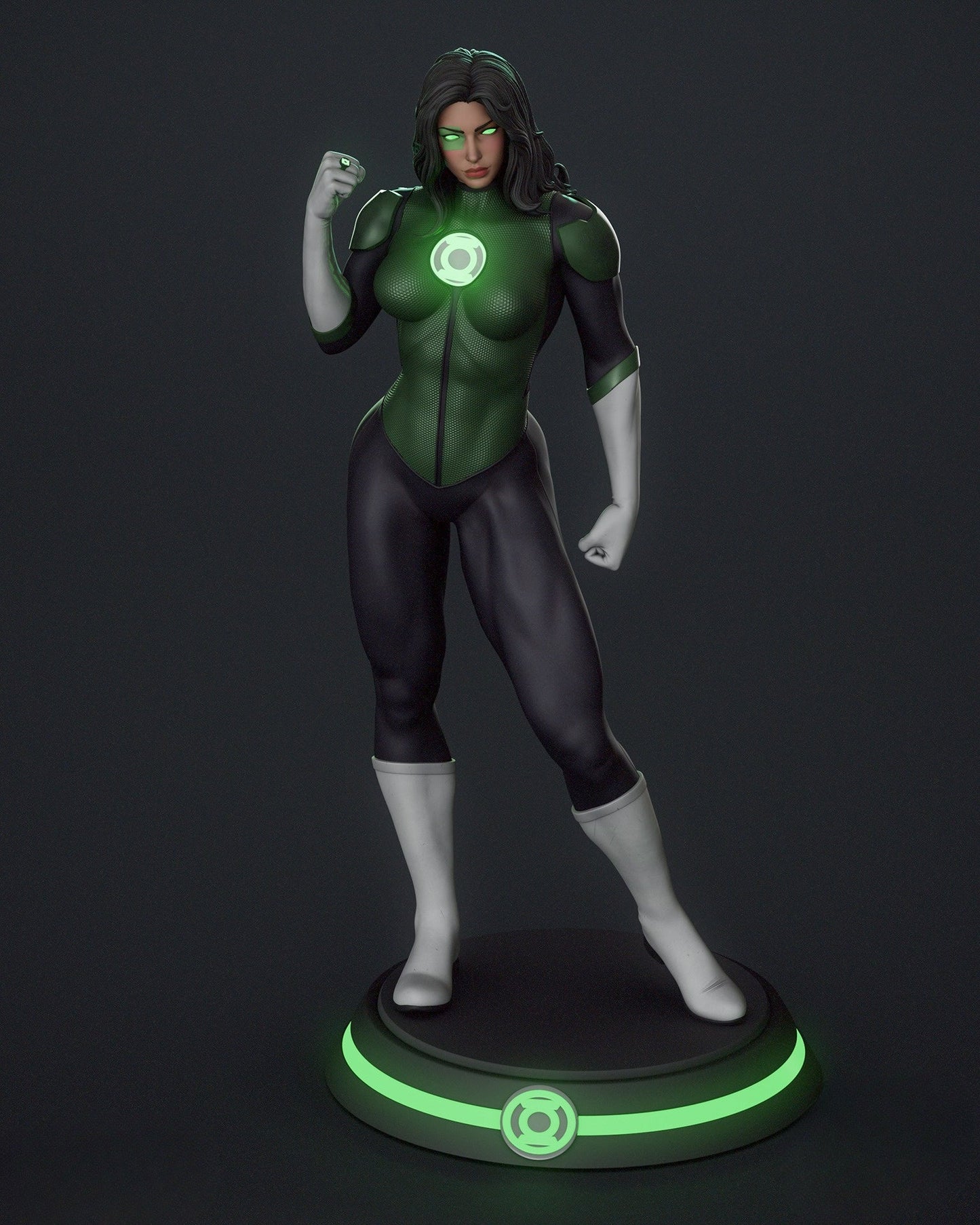 Jessica Cruz NSFW - Green Lantern - STL 3D Print Files SeoNyoki3D