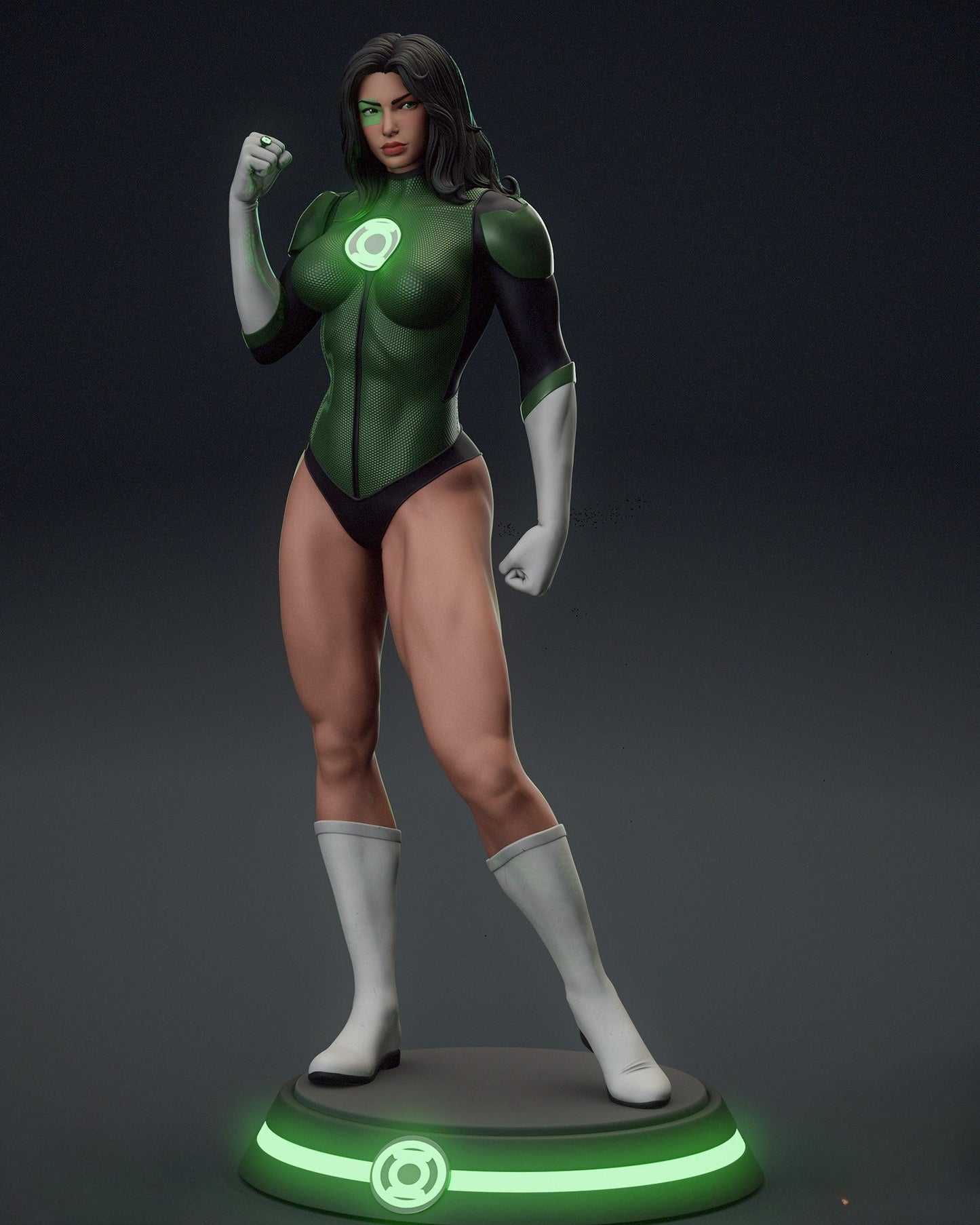 Jessica Cruz NSFW - Green Lantern - STL 3D Print Files SeoNyoki3D
