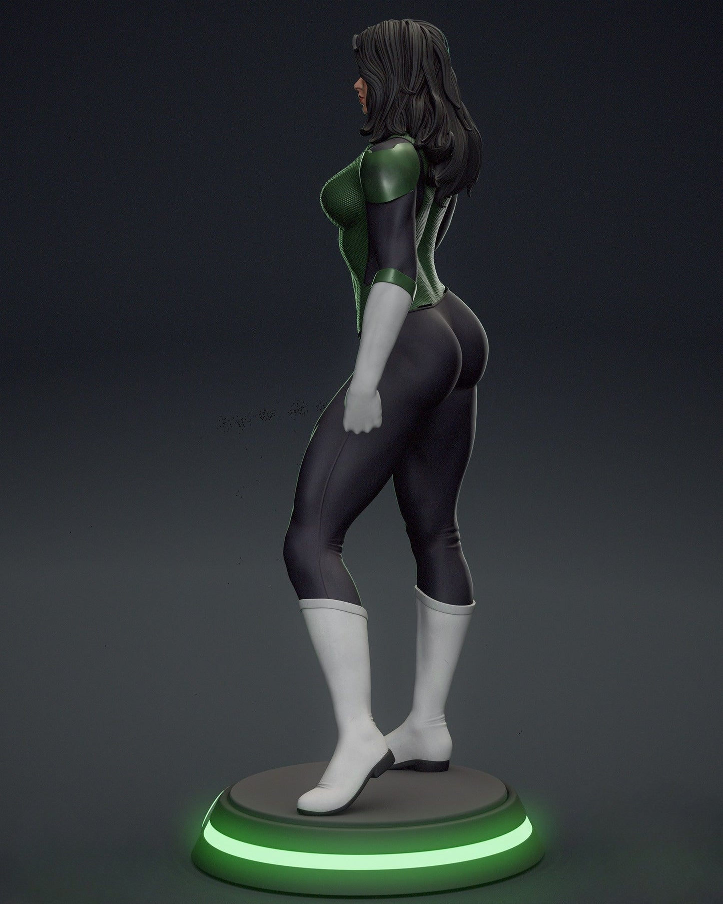 Jessica Cruz NSFW - Green Lantern - STL 3D Print Files SeoNyoki3D
