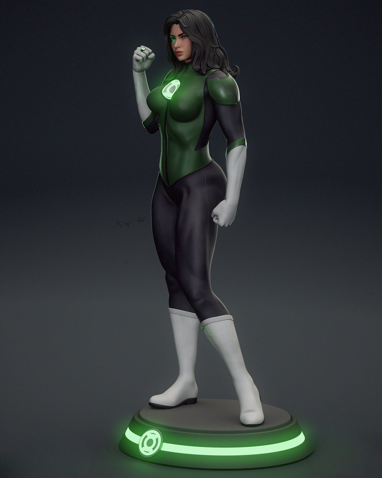 Jessica Cruz NSFW - Green Lantern - STL 3D Print Files SeoNyoki3D