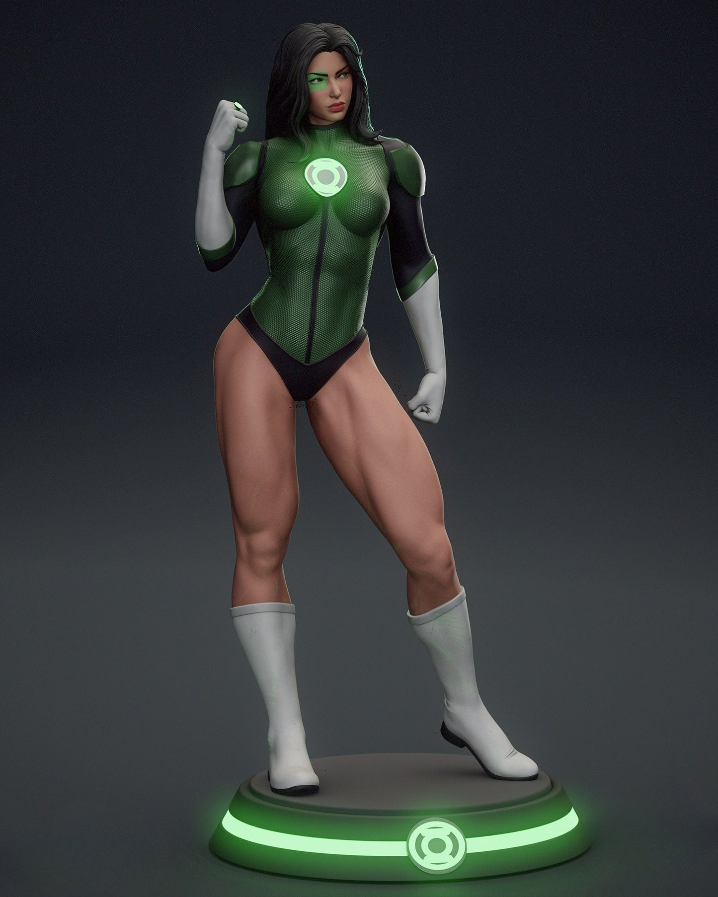 Jessica Cruz NSFW - Green Lantern - STL 3D Print Files SeoNyoki3D