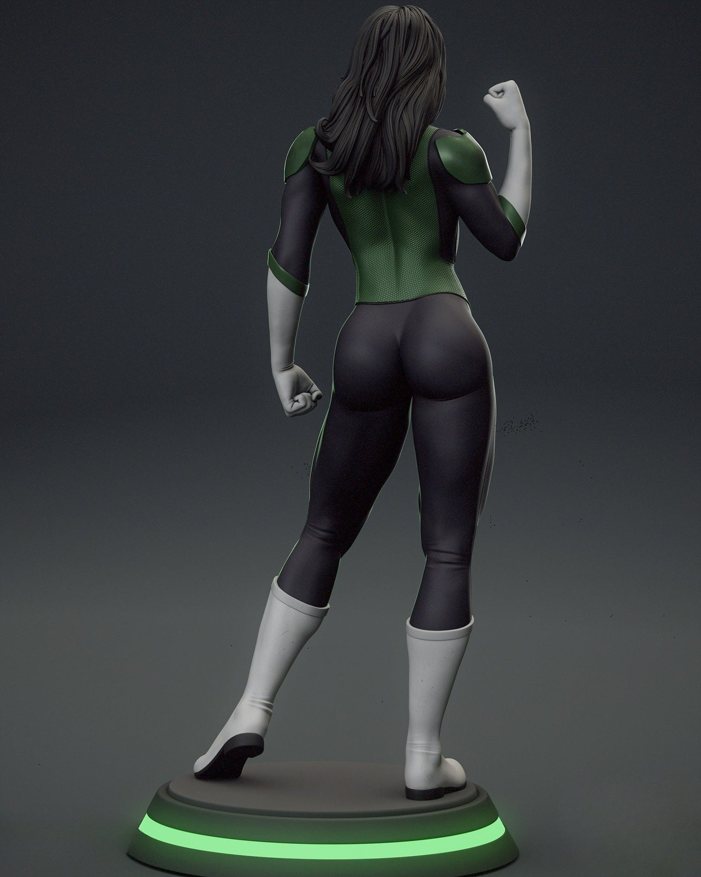 Jessica Cruz NSFW - Green Lantern - STL 3D Print Files SeoNyoki3D