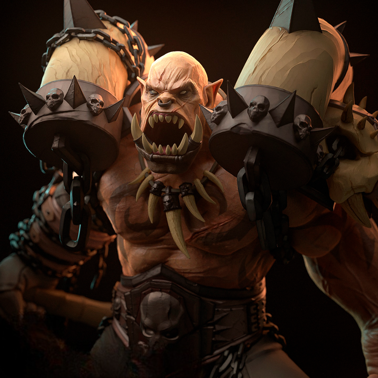 Garrosh WoW STL – Orc Warrior Figurine 3D Print File SeoNyoki3D