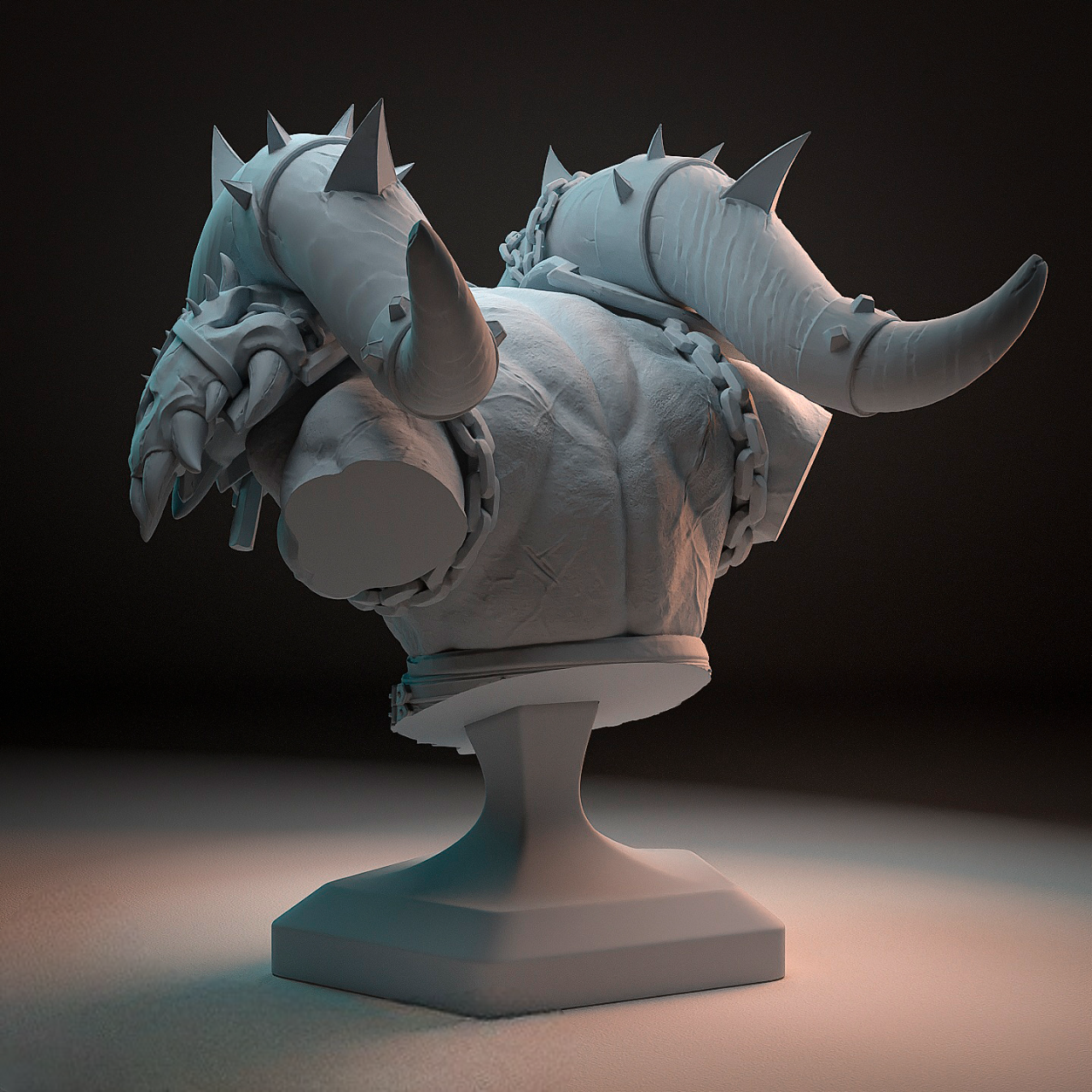 Garrosh WoW STL – Orc Warrior Figurine 3D Print File SeoNyoki3D